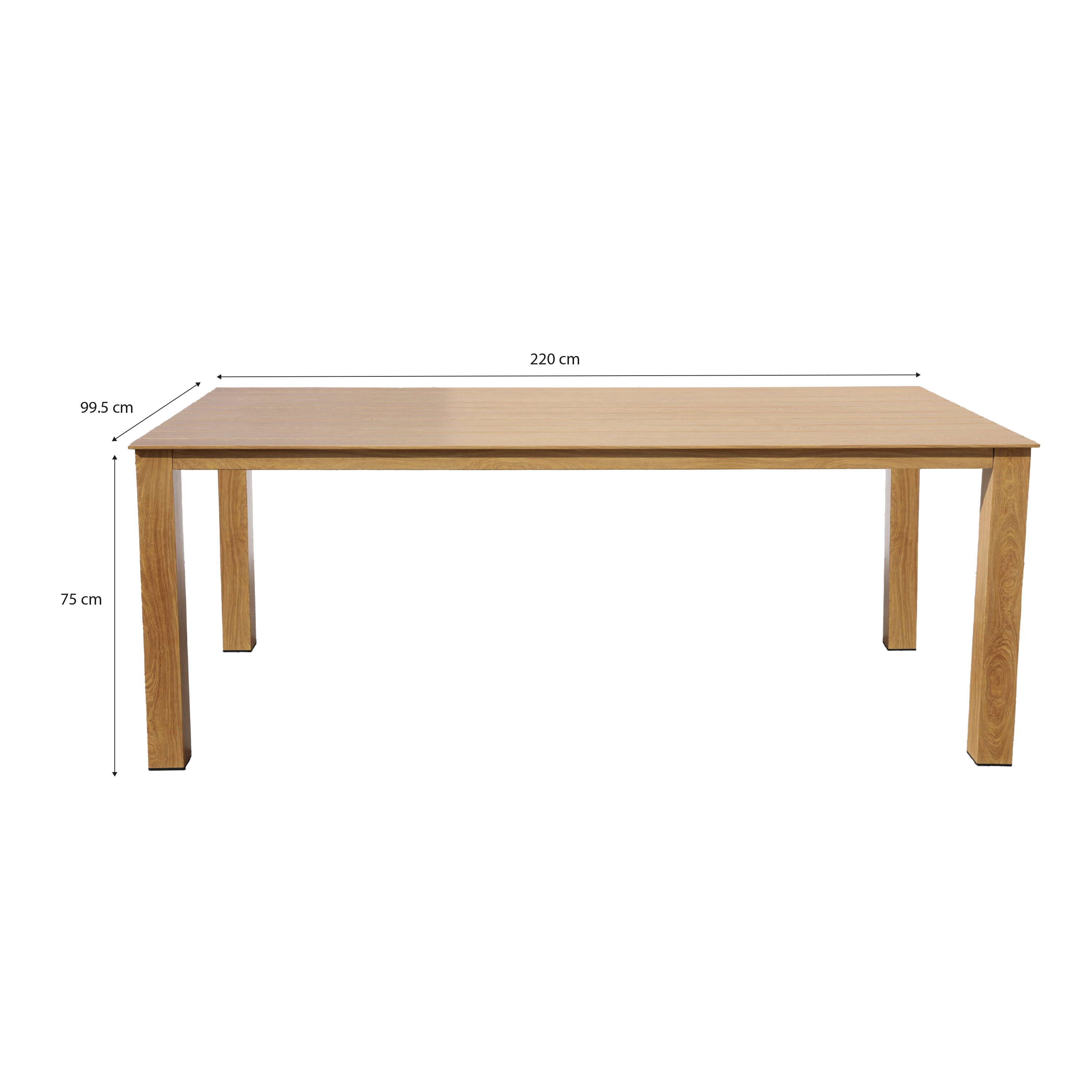 AXI Jada Garden set with 6 Chairs Wood-look/beige-8720365063954 AXI Jada Garden set with 6 Chairs Wood-look/beige