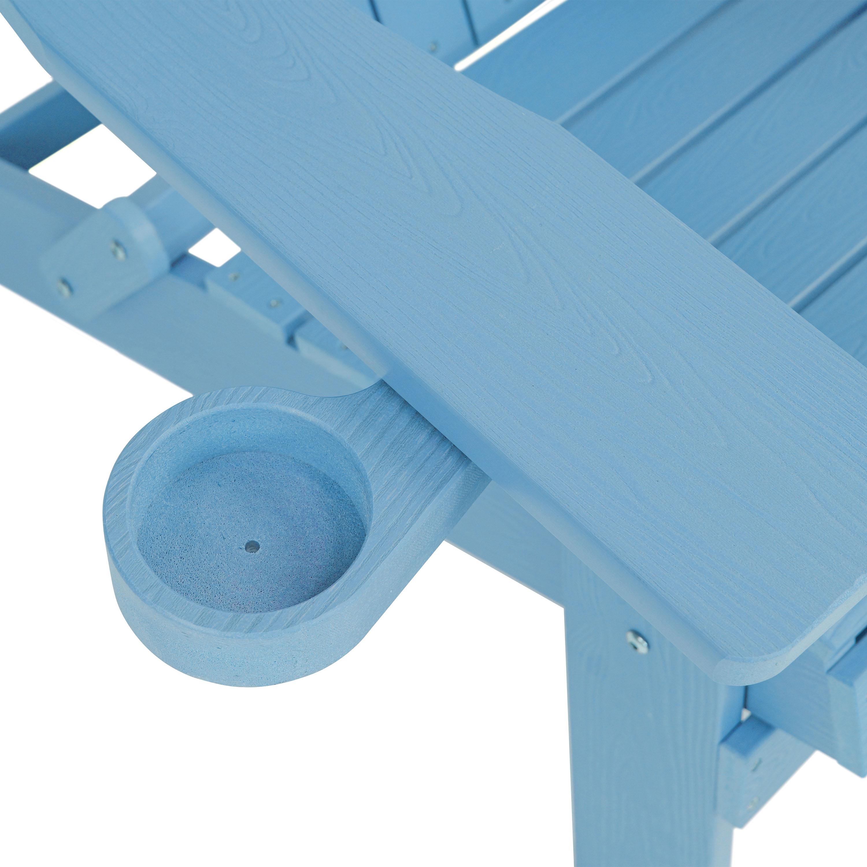 AXI Claire Folding Adirondack Chair Plastic Light Blue