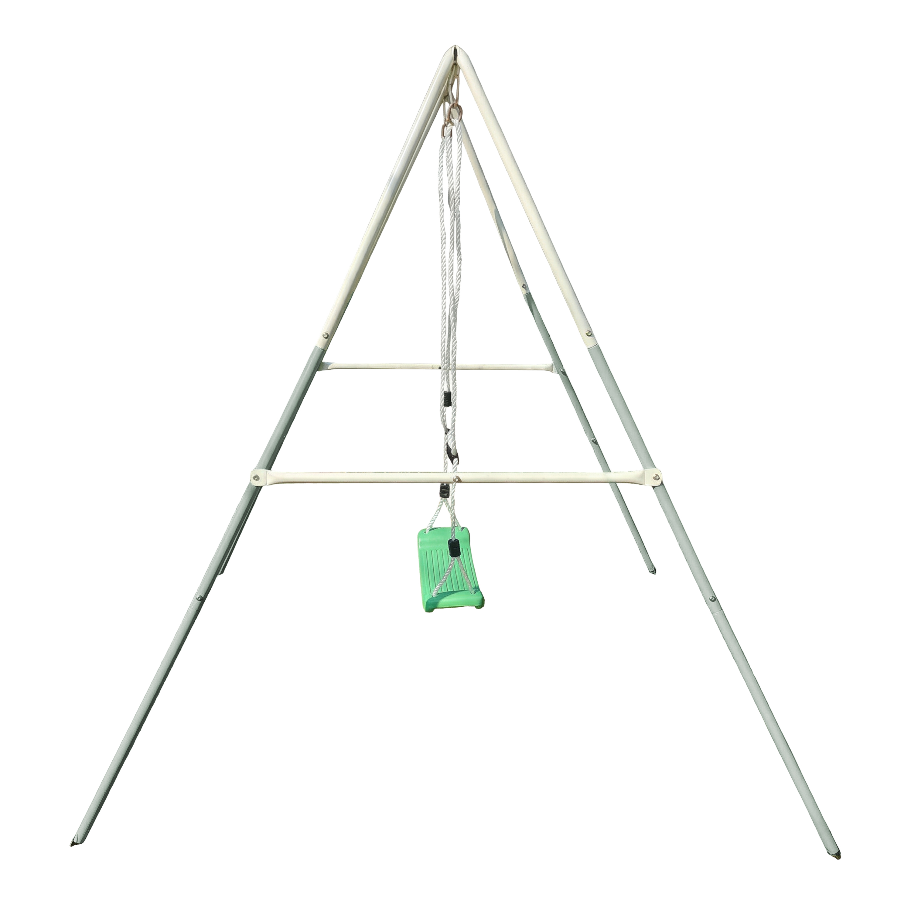 AXI Metal 2 in 1 Grow with me Swing with Baby Seat and Swing Seat - Green/Cream