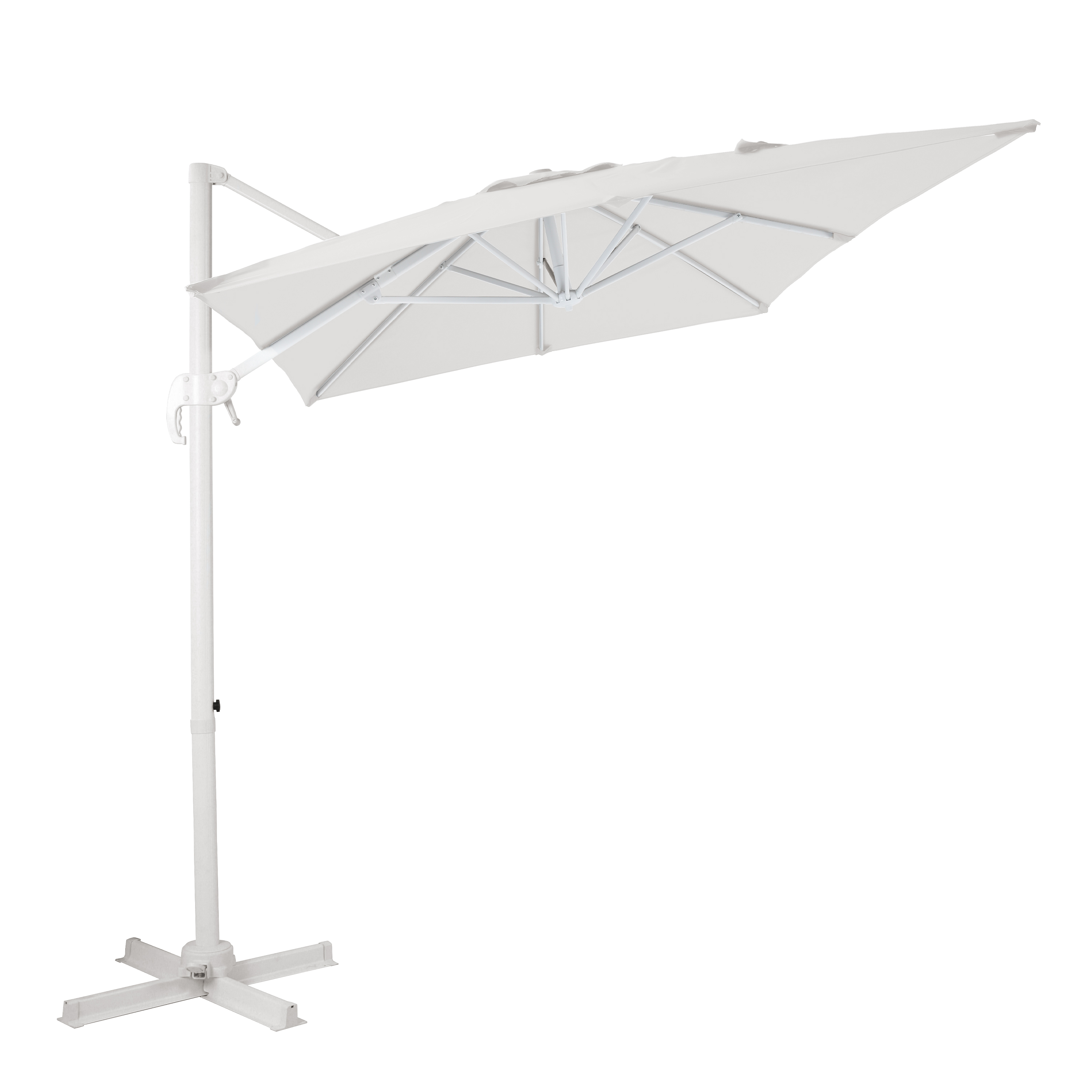 AXI Coco Hängparasol 200x300cm - Vit/Beige