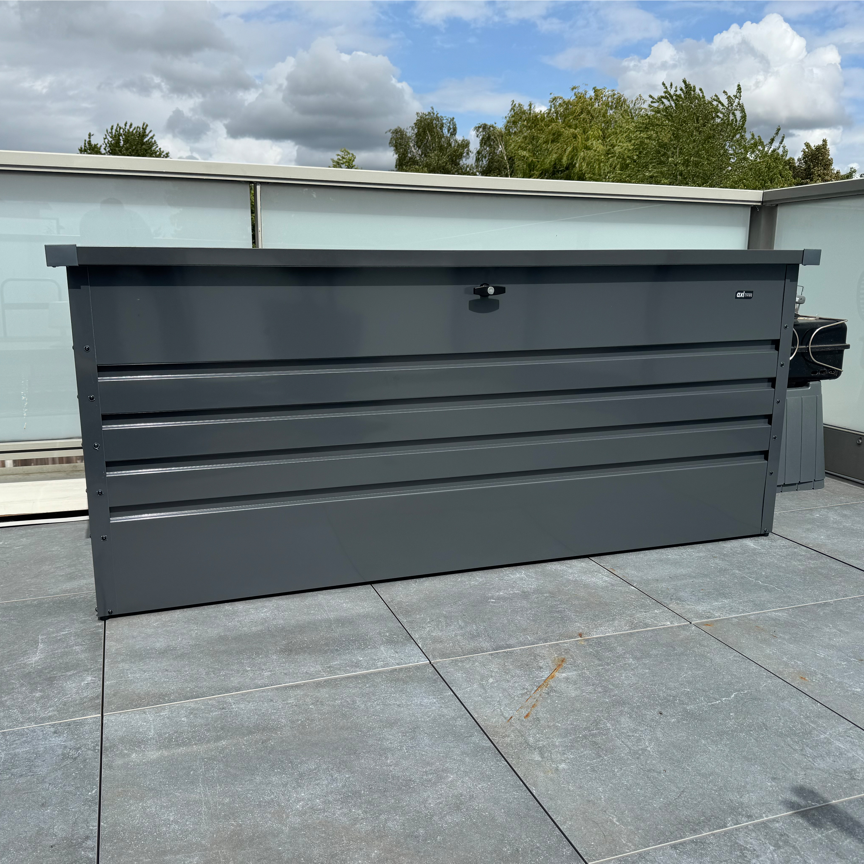 AXI Miles metal Storage Box 1000 Anthracite