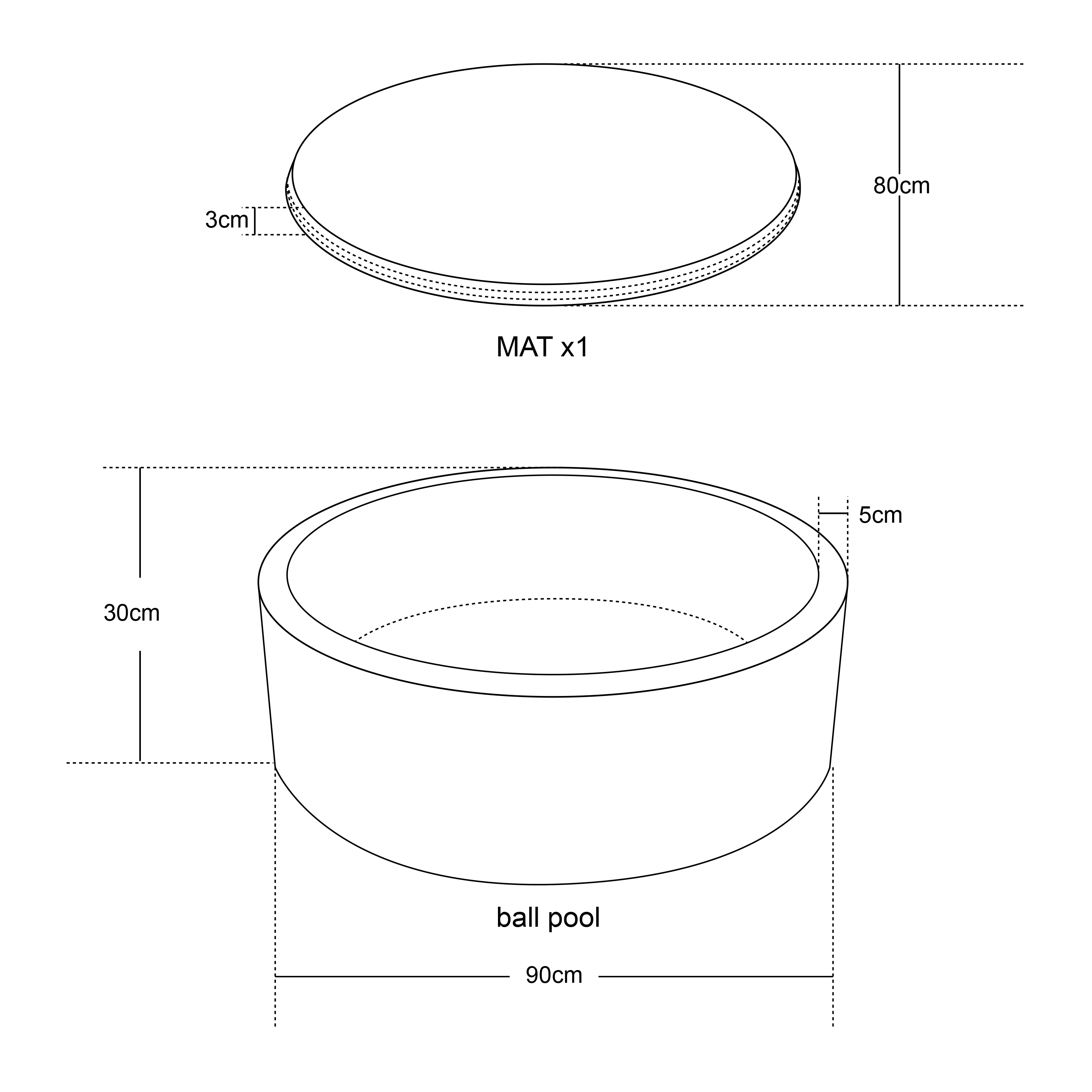 Sunny Boaz Ball Pit incl. 300 balls - Beige