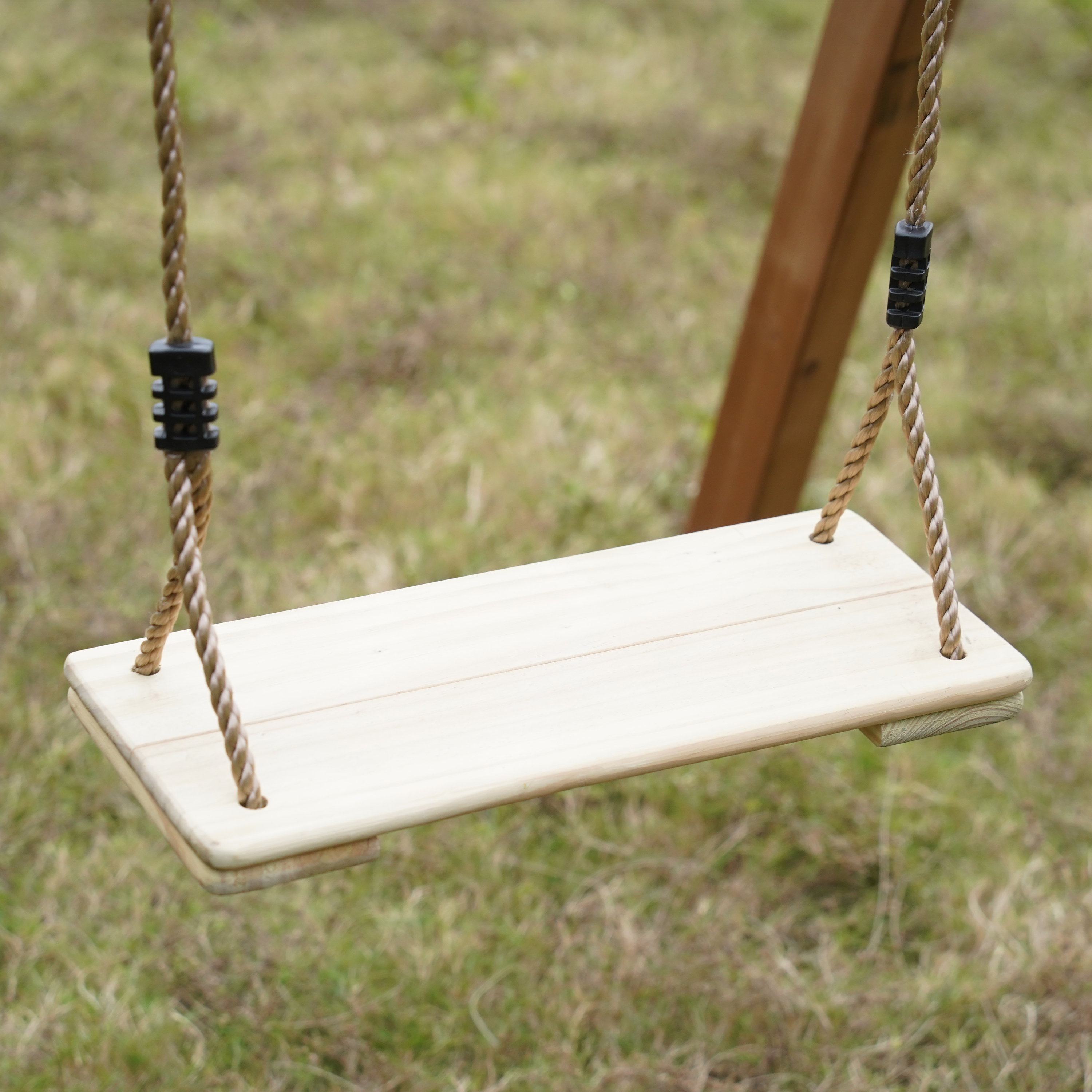 AXI Cody Climbing Frame with Swings. Trapeze and Climbing Wall – Blue Double Slide and Tube Slide