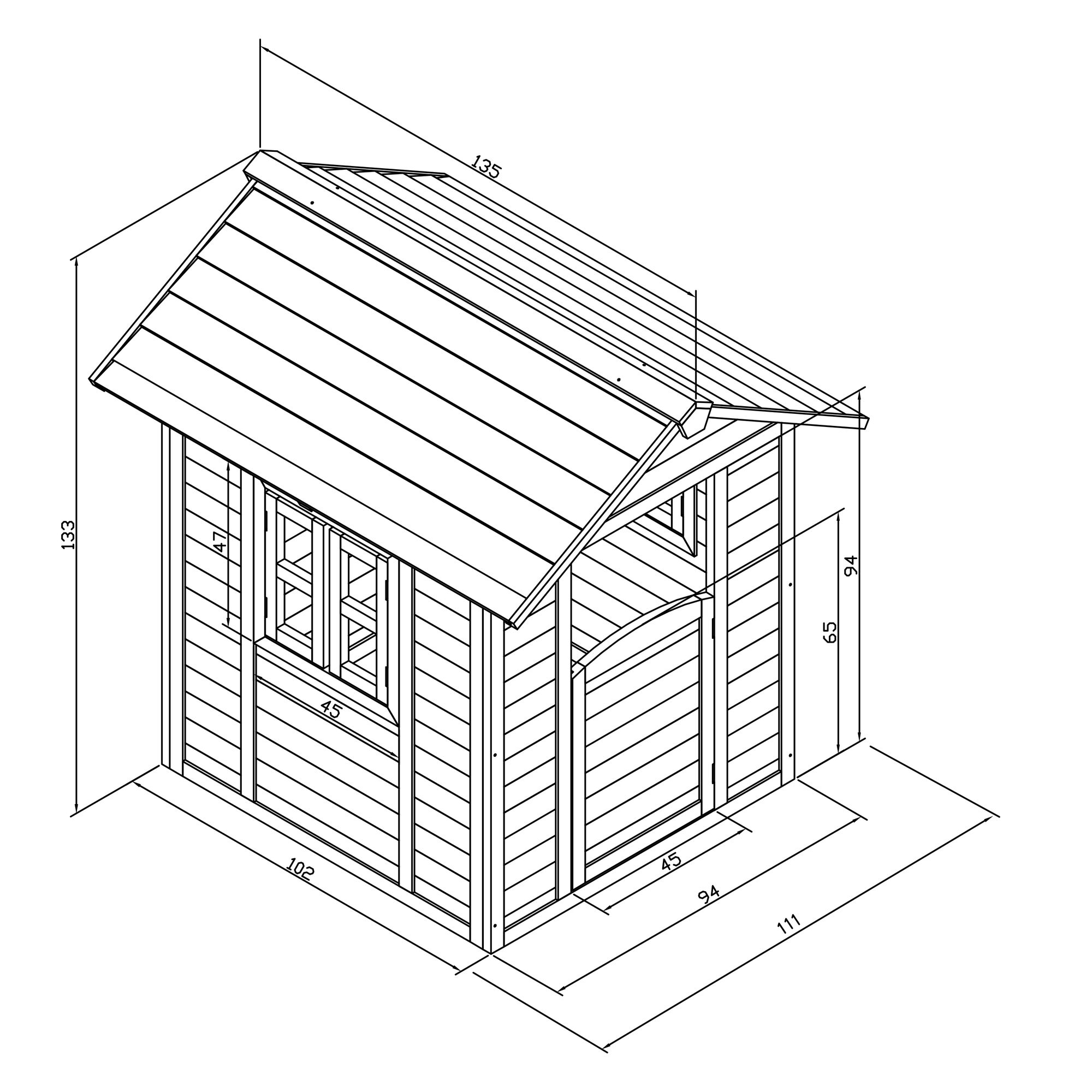 AXI Lakeside Valley Green playhouse
