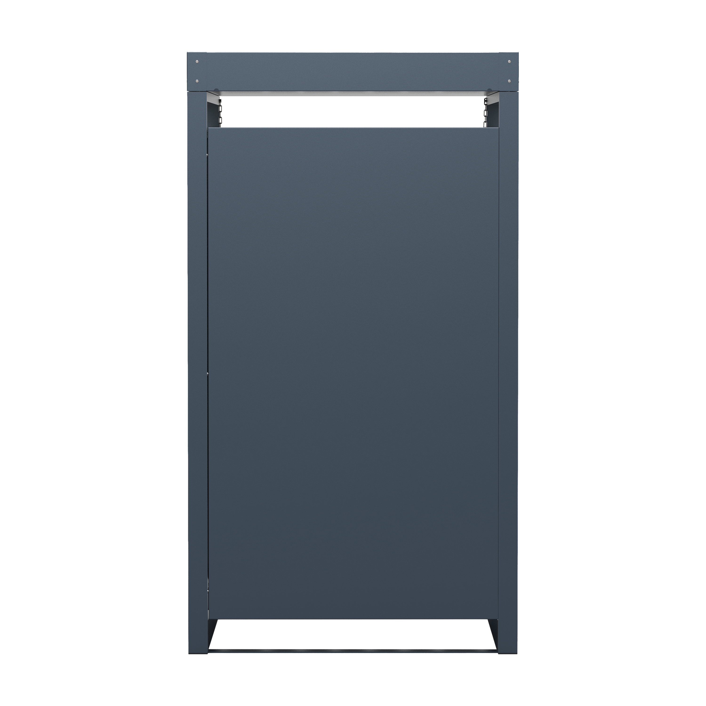 AXI Leon Metal Garbage Bin Shed with Planter - 1 Garbage Bin