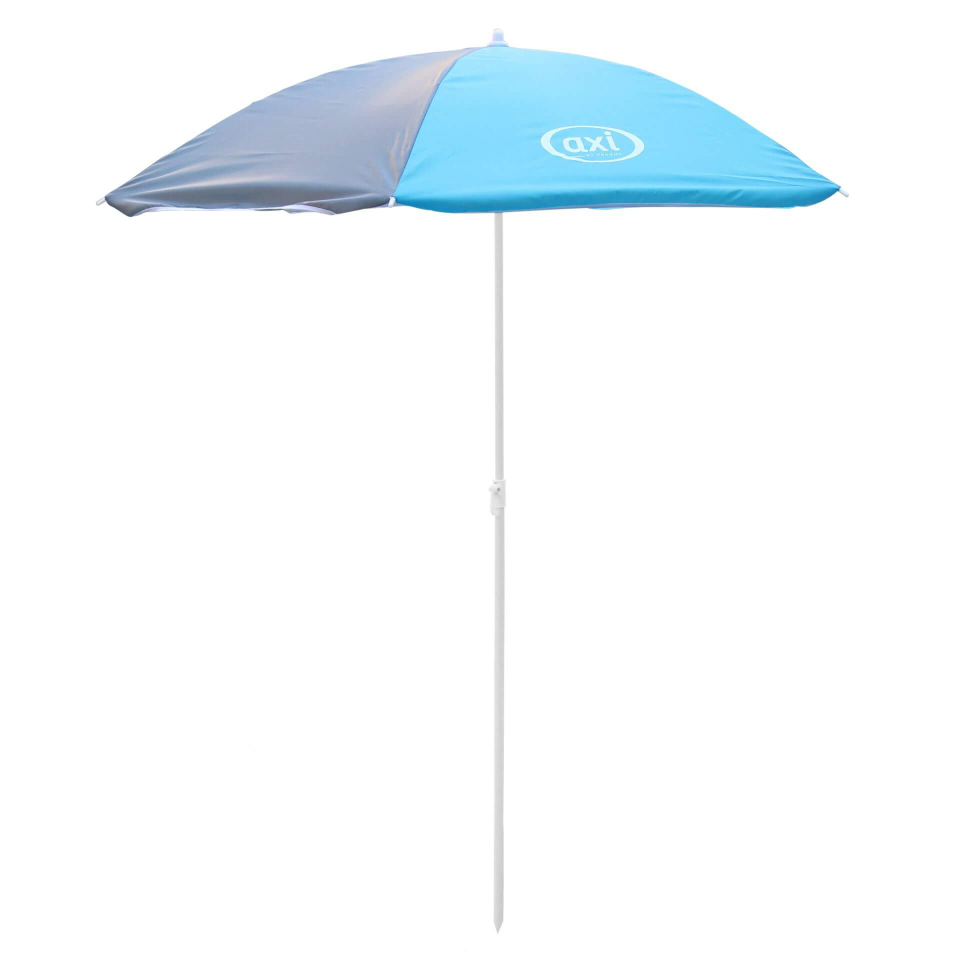 AXI Nick Zand & Water Picknicktafel Antraciet/grijs - Parasol Grijs/blauw