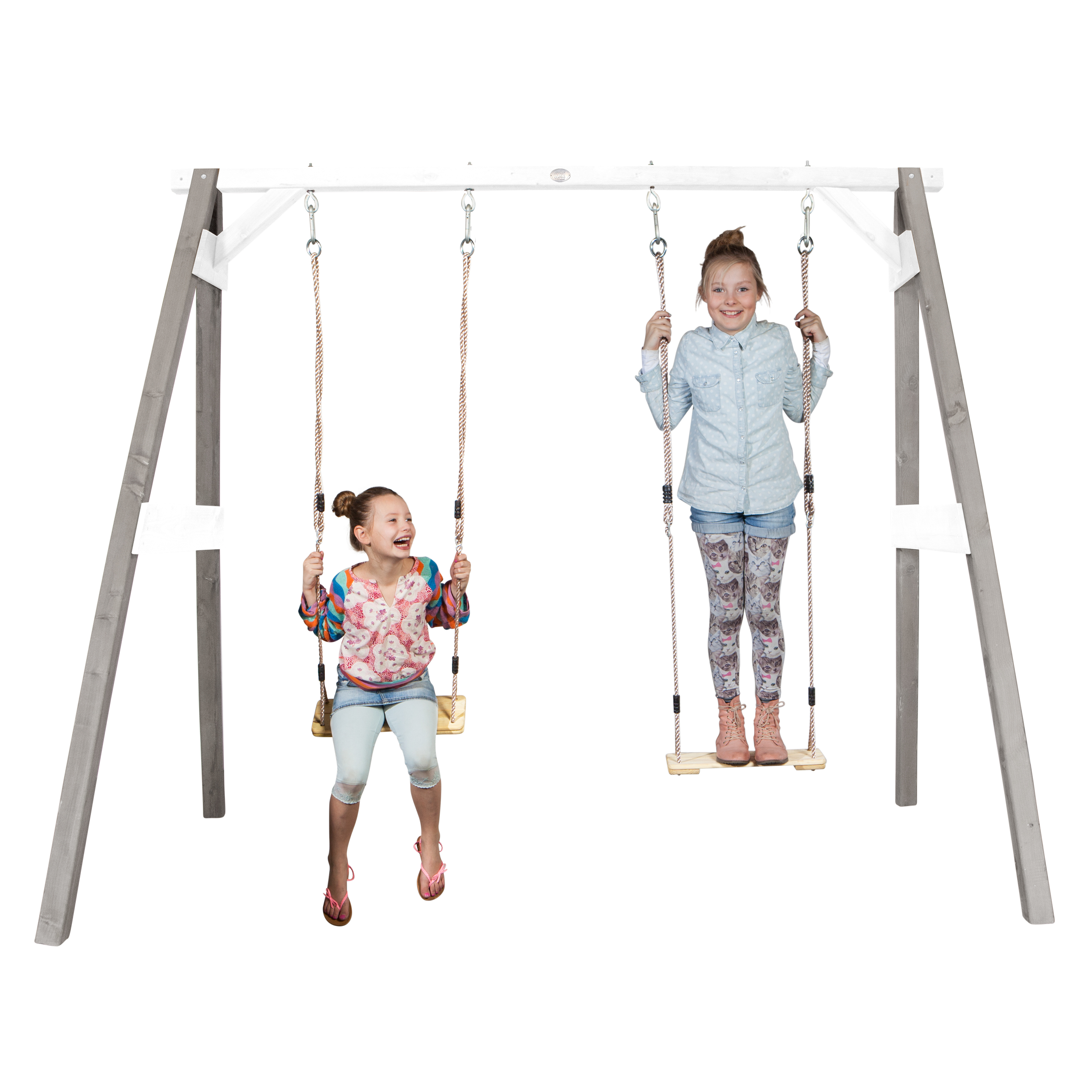 AXI Double Swing Set - Grey/White