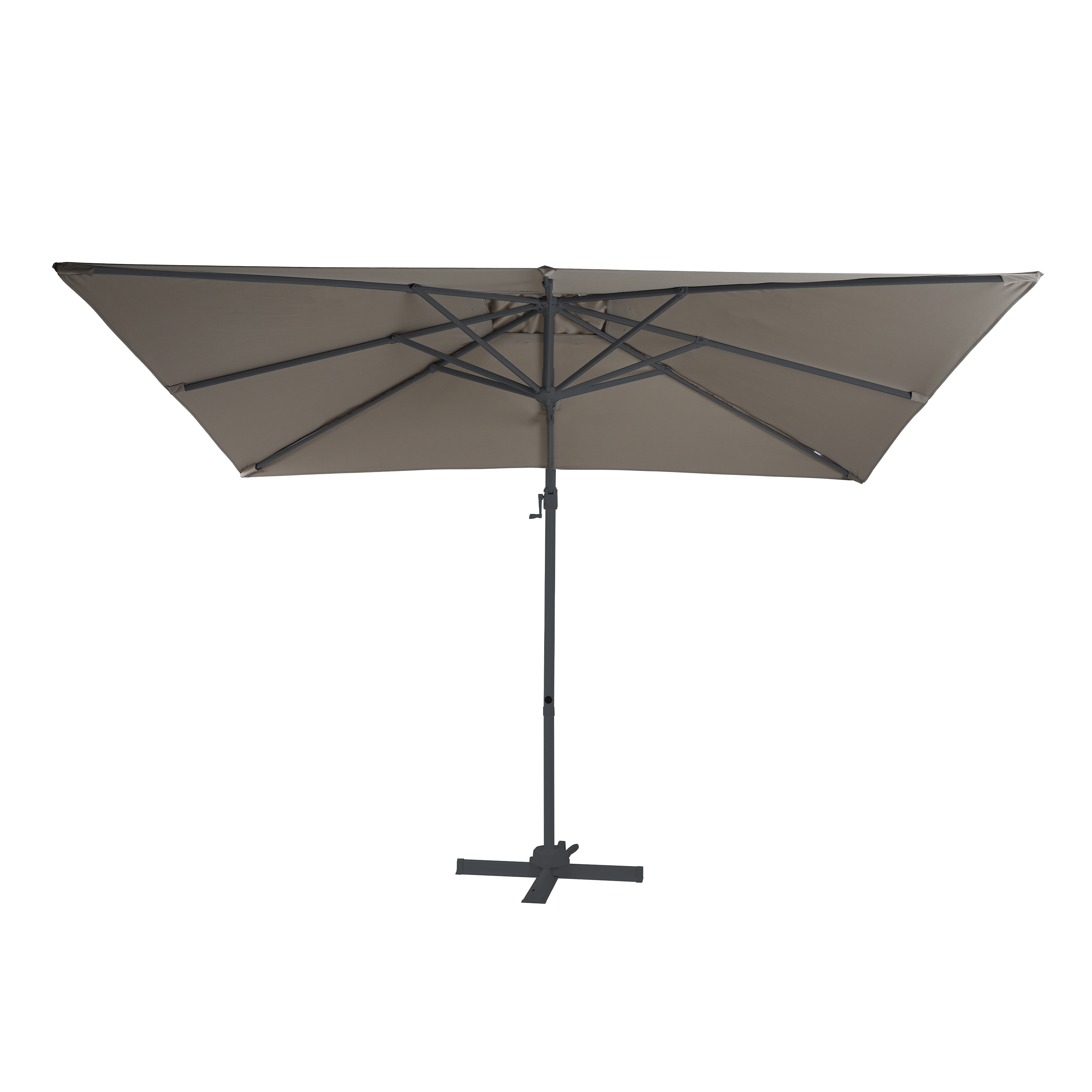 AXI Coco Floating Parasol 200x300cm Anthracite/Taupe 