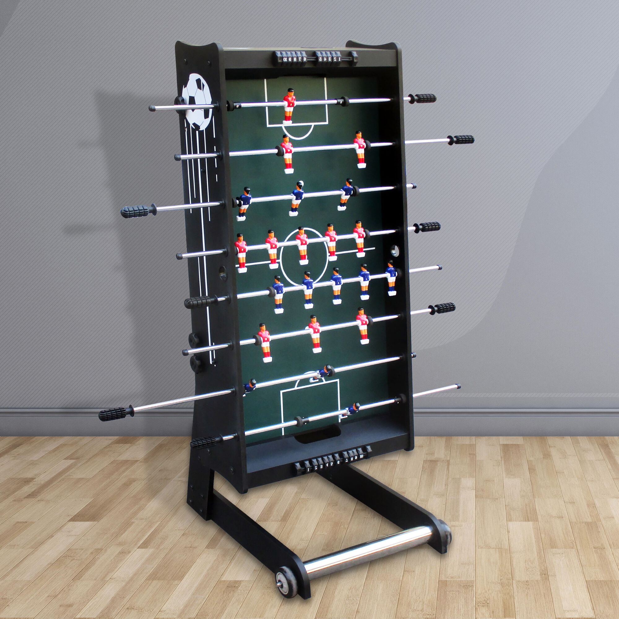 Cougar Scorpion Kick opklapbare Voetbaltafel Zwart
