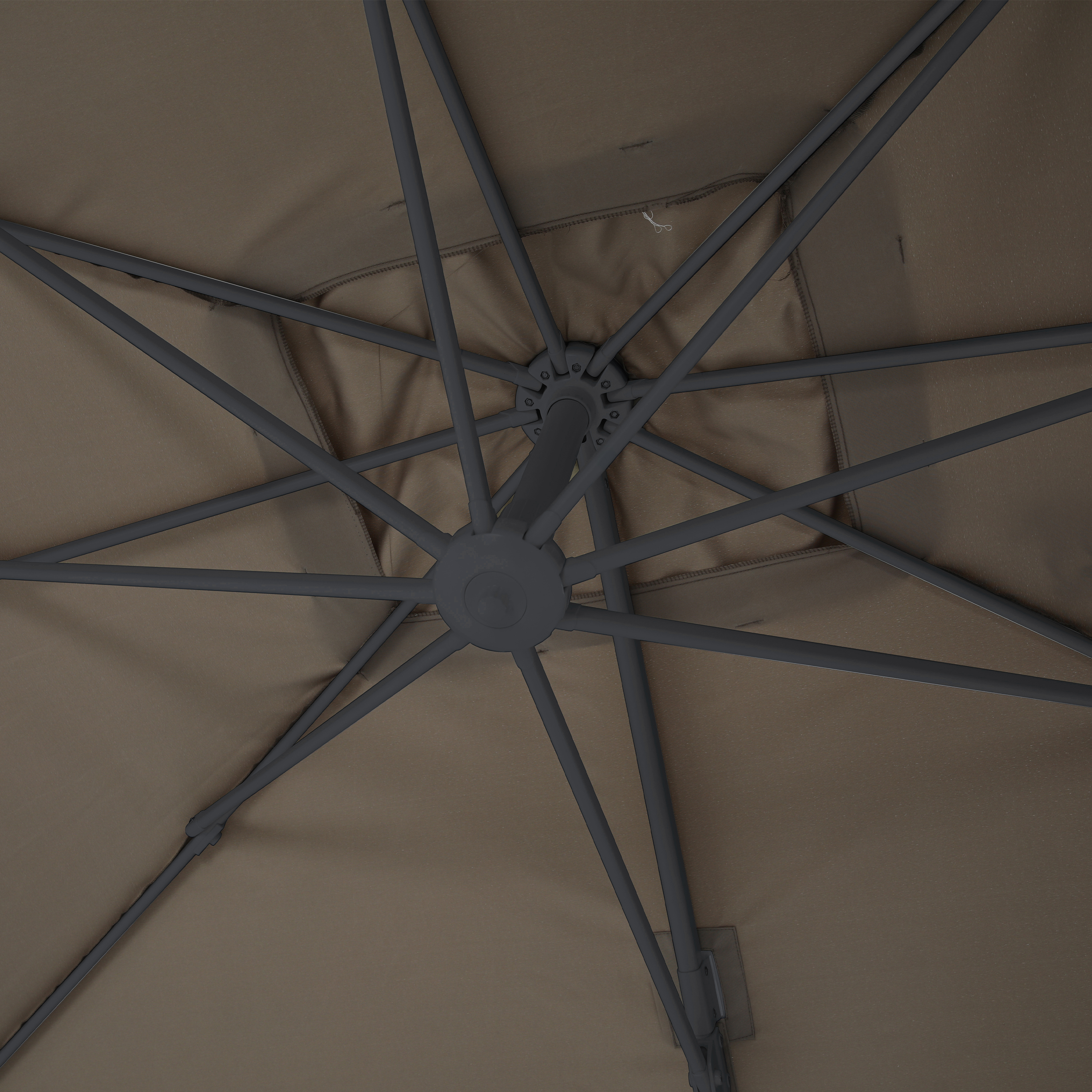AXI Coco Floating Parasol 200x300cm Anthracite/Taupe 
