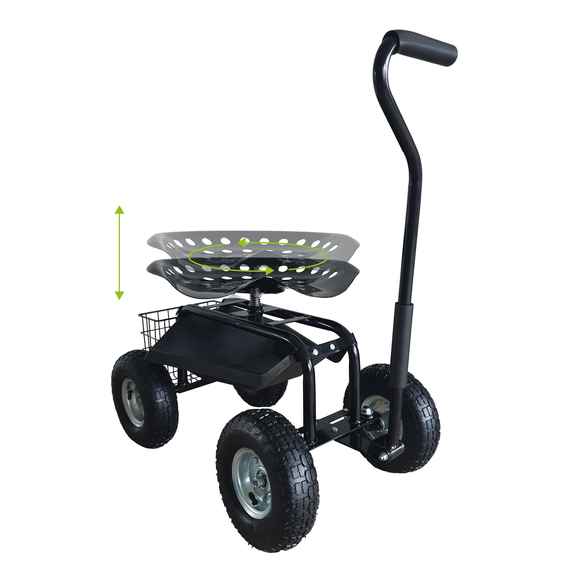 AXI AG22 Rijdende Tuinkruk Zwart-8720365061332 AXI AG22 Rijdende Tuinkruk Zwart
