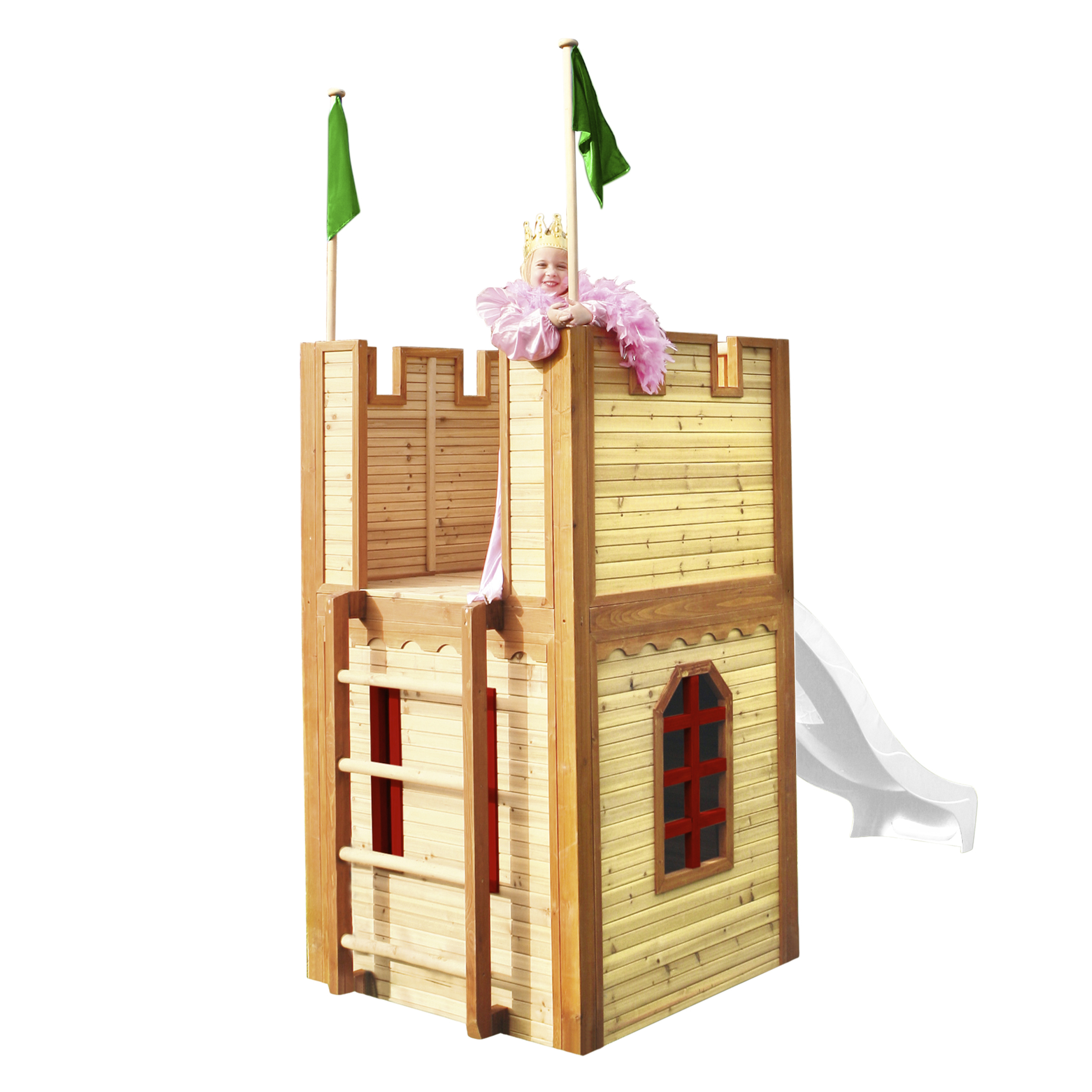 AXI Arthur Playhouse Brown/Red - White Slide