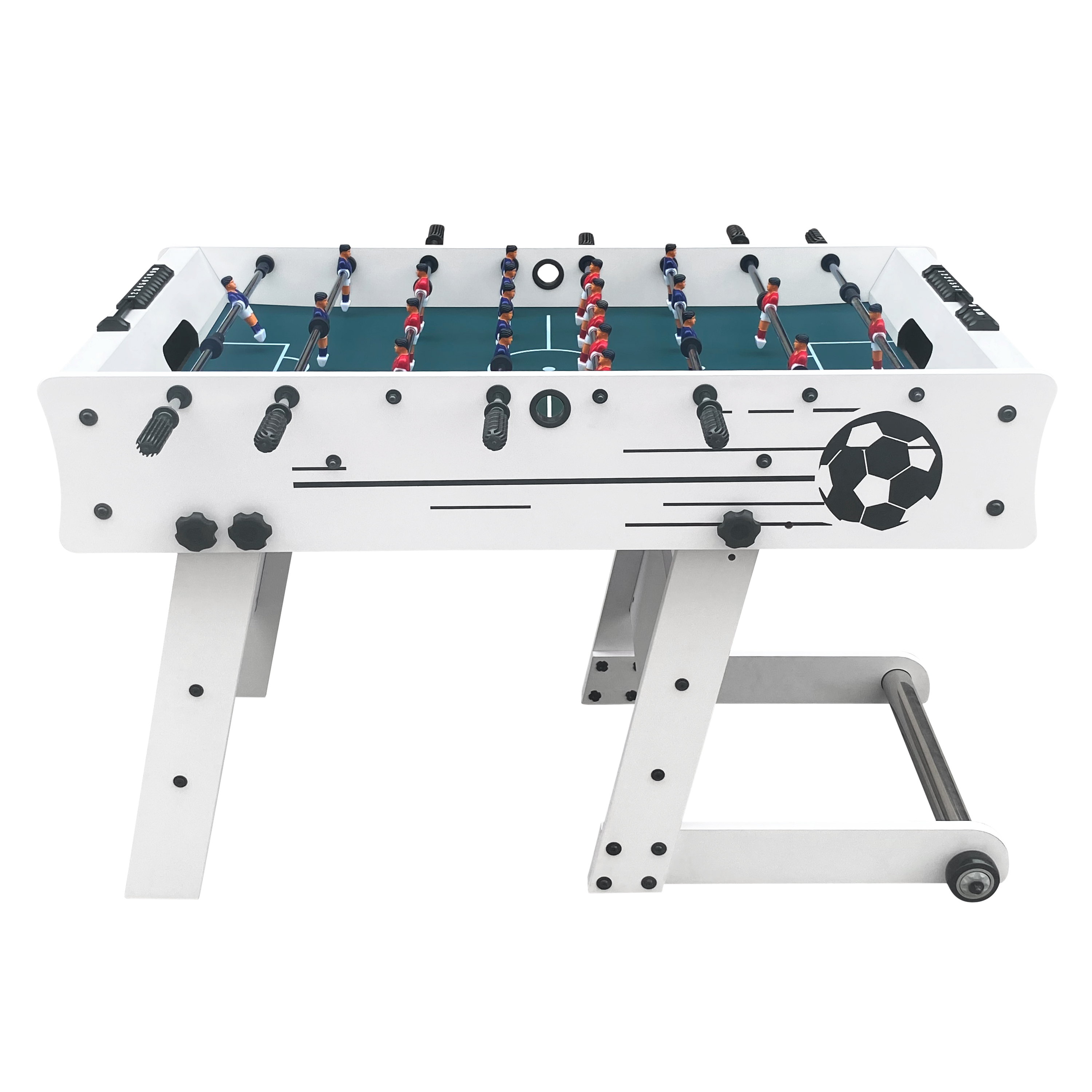 Cougar Scorpion Kick TS Folding Football Table - White