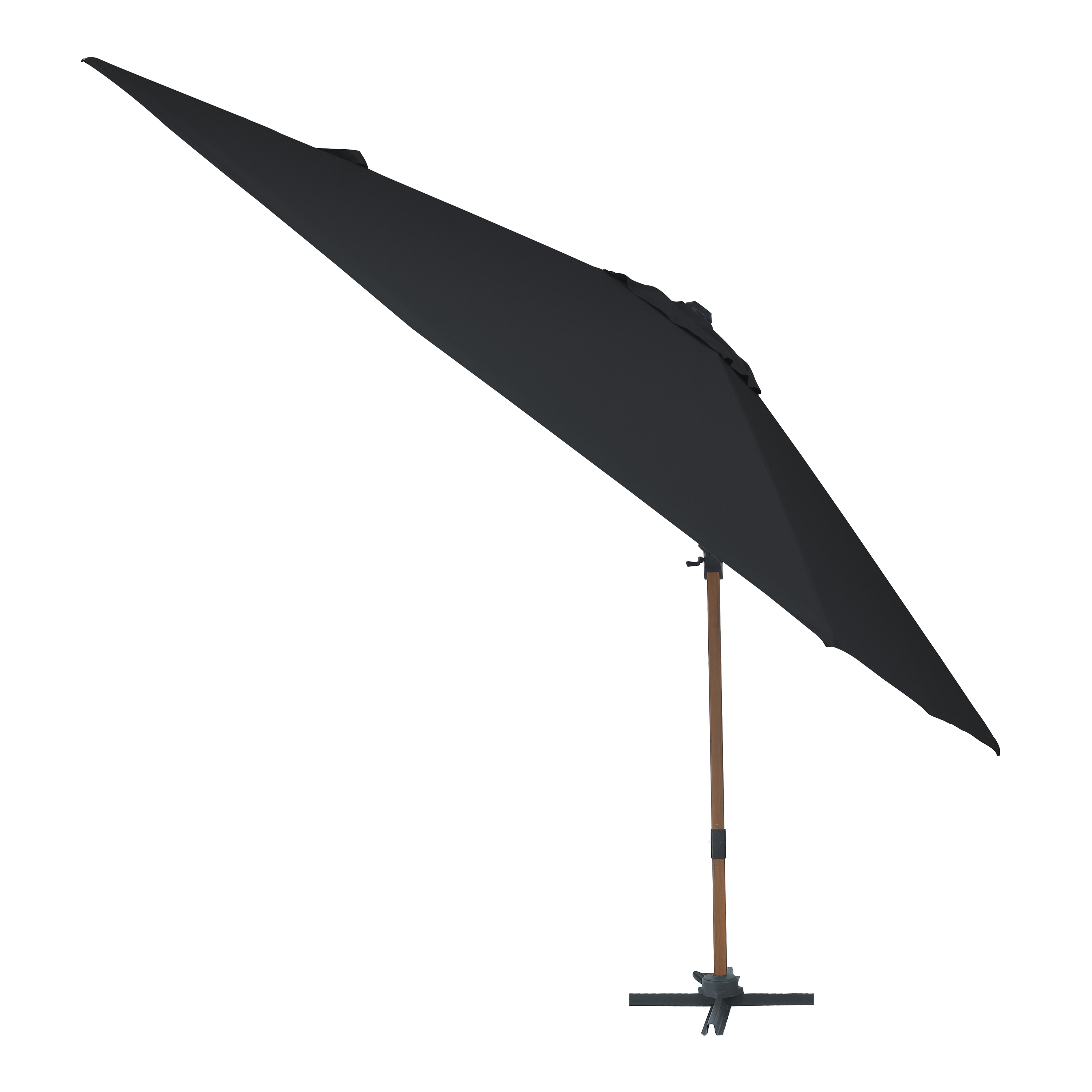 AXI Alina Cantilever Parasol 300x300cm Wood-look/Grey