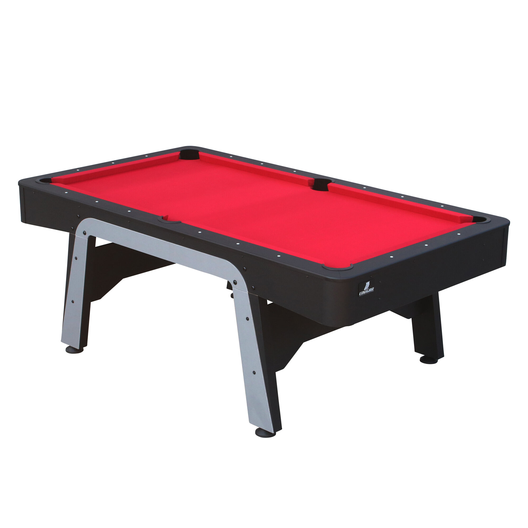 Cougar Arch Pro Pooltafel Zwart/rood