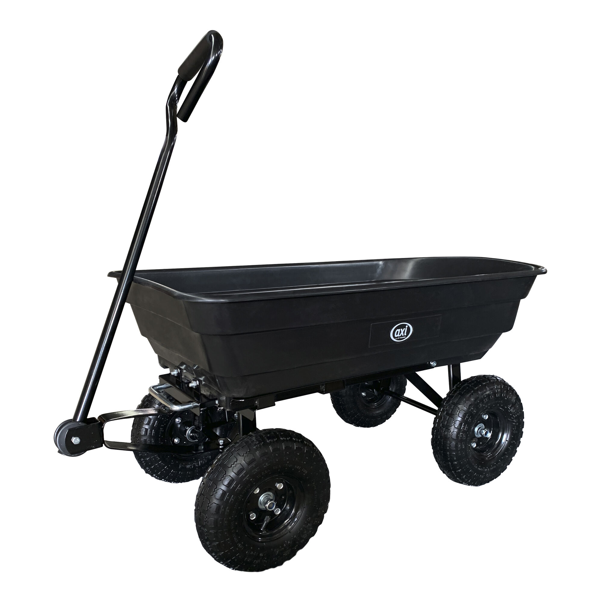 AXI AG75 Tuin transport kiepwagen Zwart-8720365061325 AXI AG75 Tuin transport kiepwagen Zwart