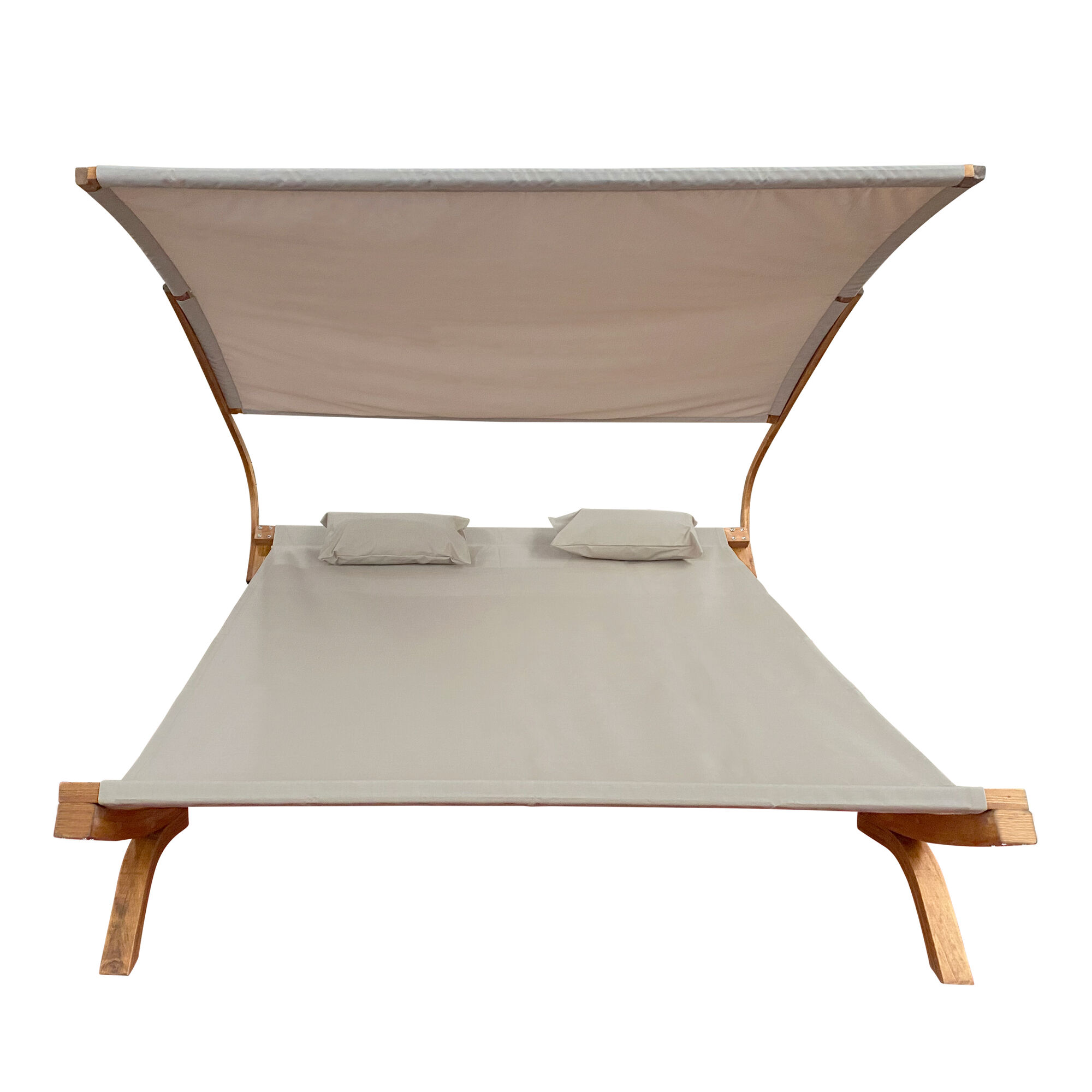 AXI Mallorca Tweepersoons ligbed met zonnescherm Beige-8720365060892 AXI Mallorca Tweepersoons ligbed met zonnescherm Beige