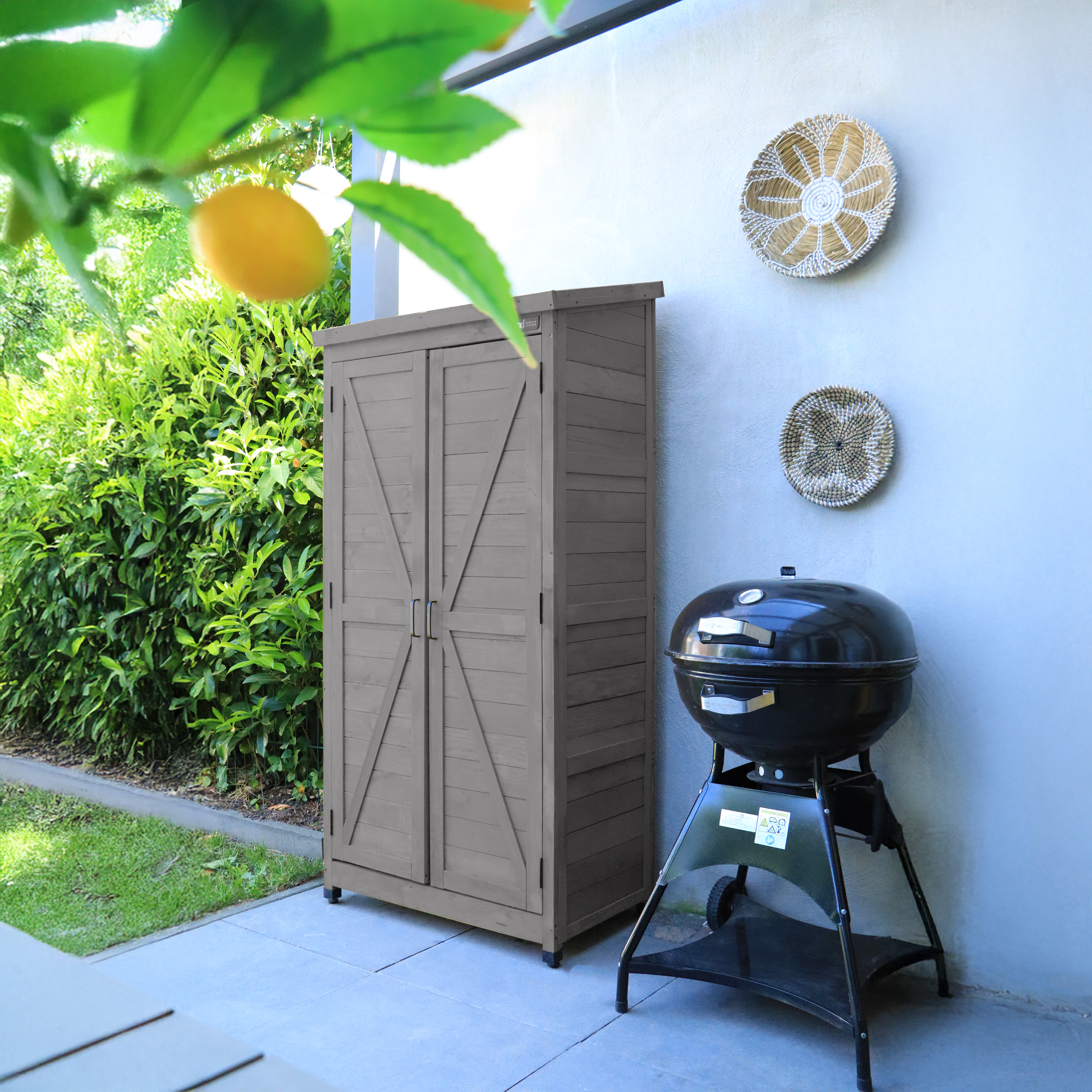 AXI Hugo Storage Cabinet Warm Grey