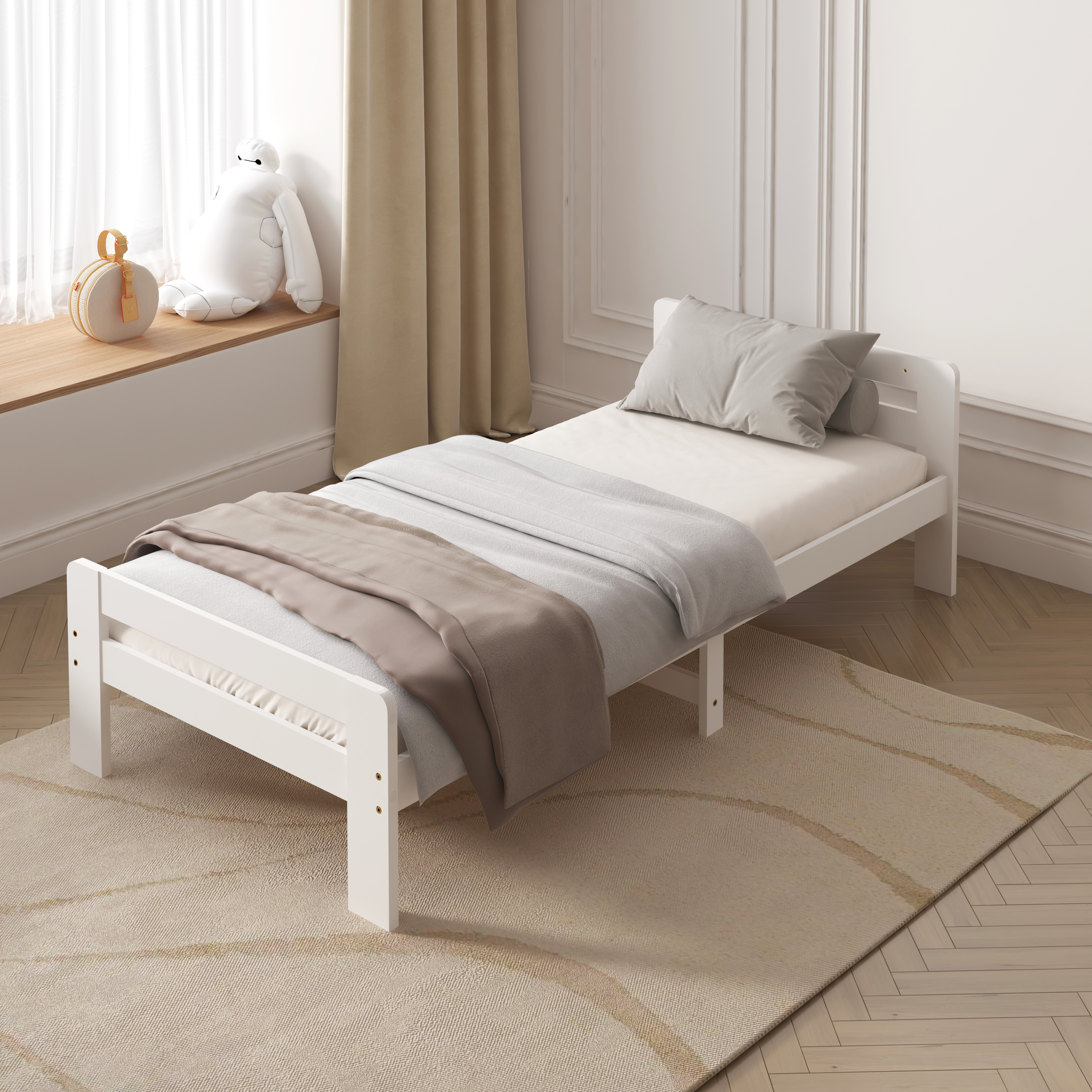 Sunny Olla Kids Bed White – Without Mattress