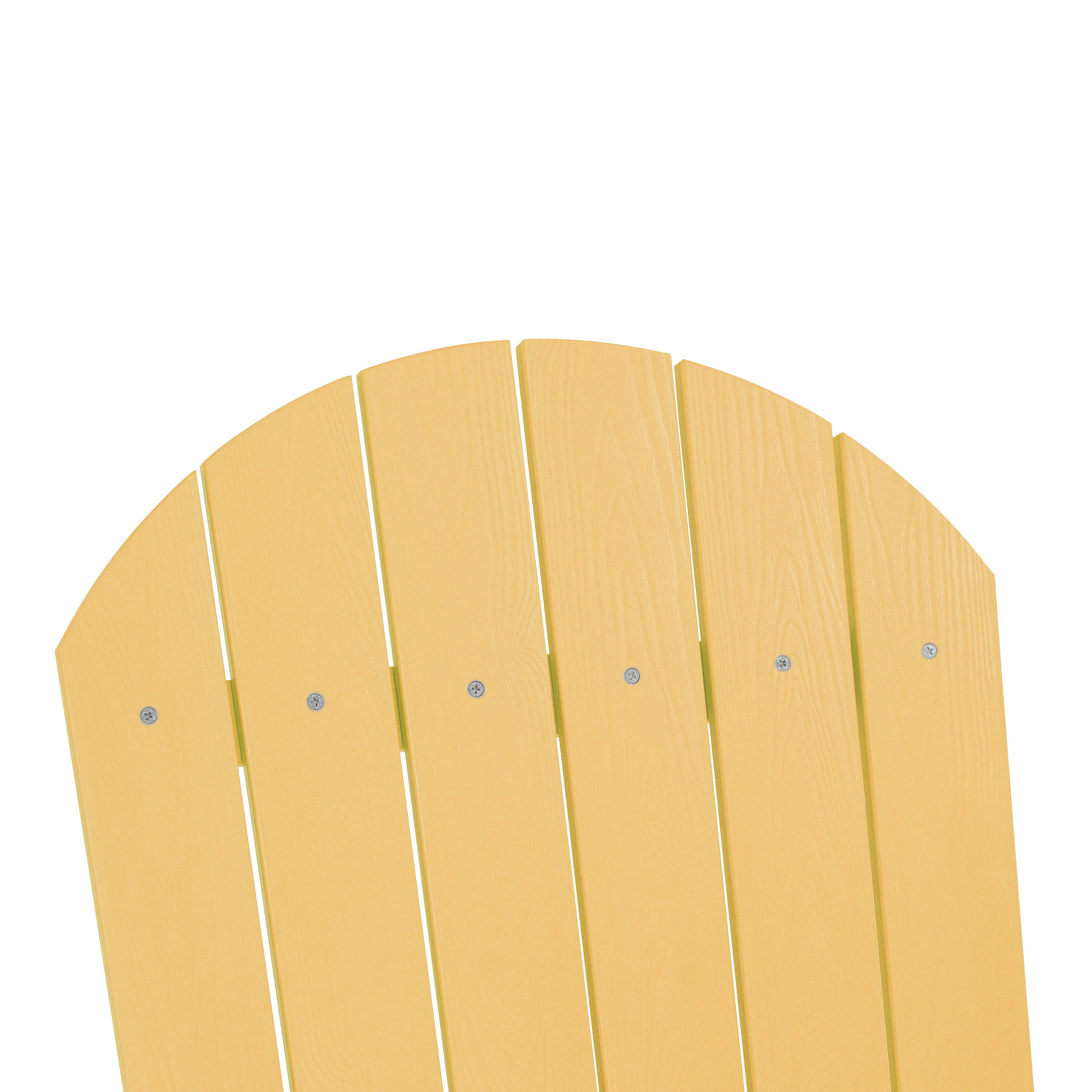AXI Claire Folding Adirondack Chair Plastic Yellow
