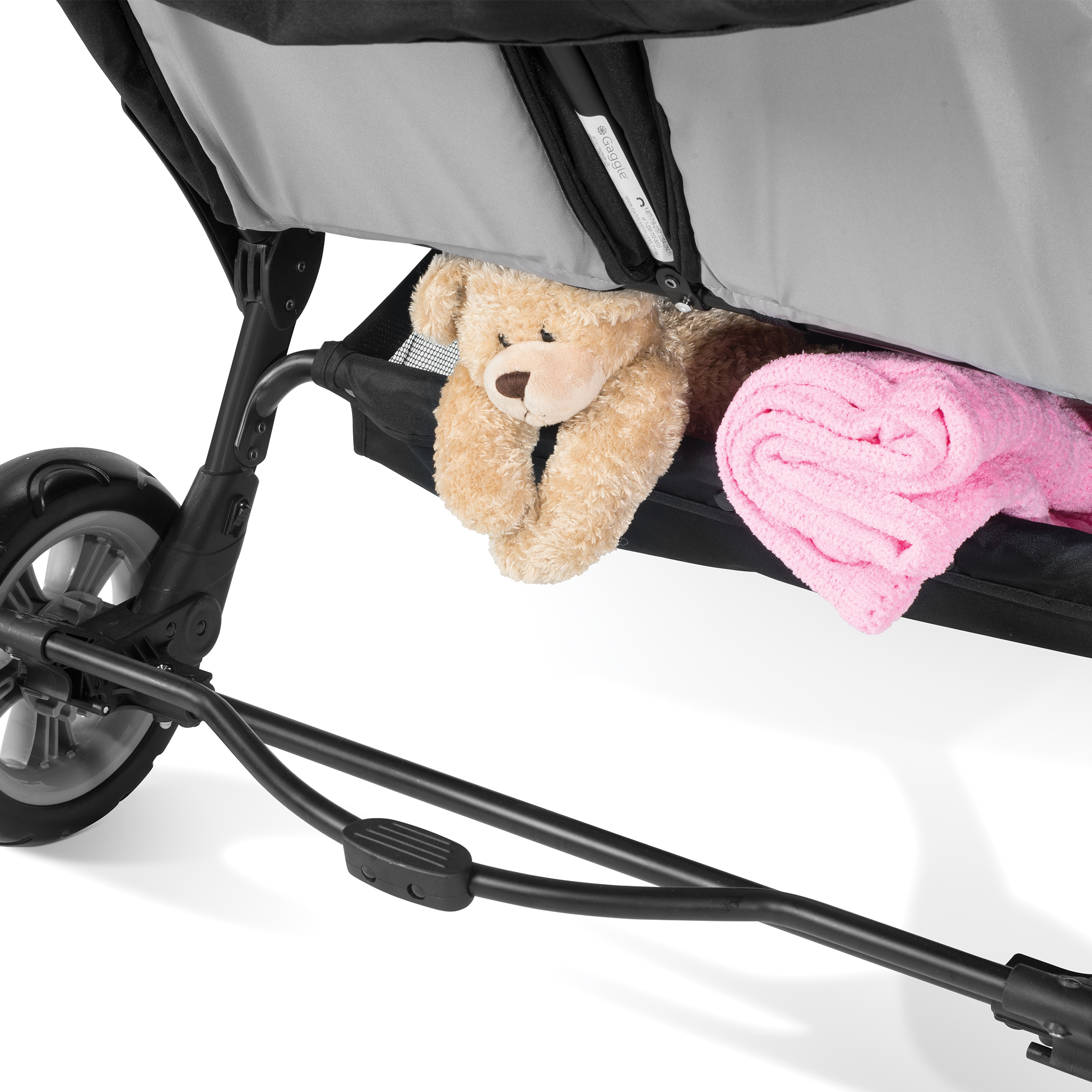 Gaggle Odyssey 4x4 Quad Stroller for 4 Children - Black-0849801001157 Gaggle Odyssey 4x4 Quad Stroller for 4 Children - Black