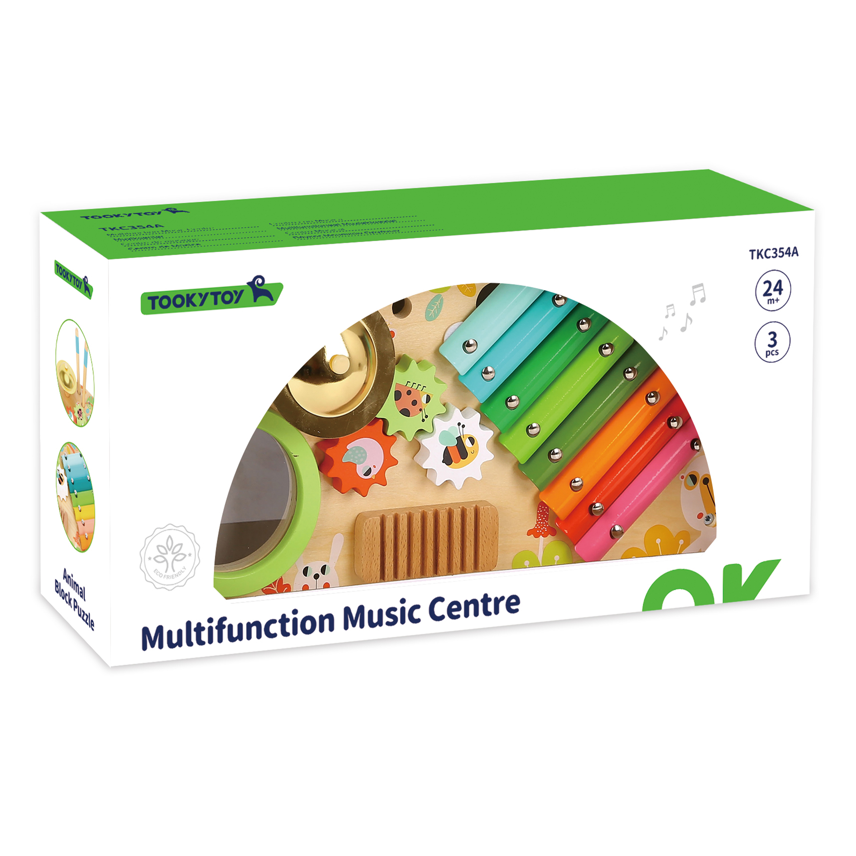 Tooky Toy Wooden Music Board with Xylophone