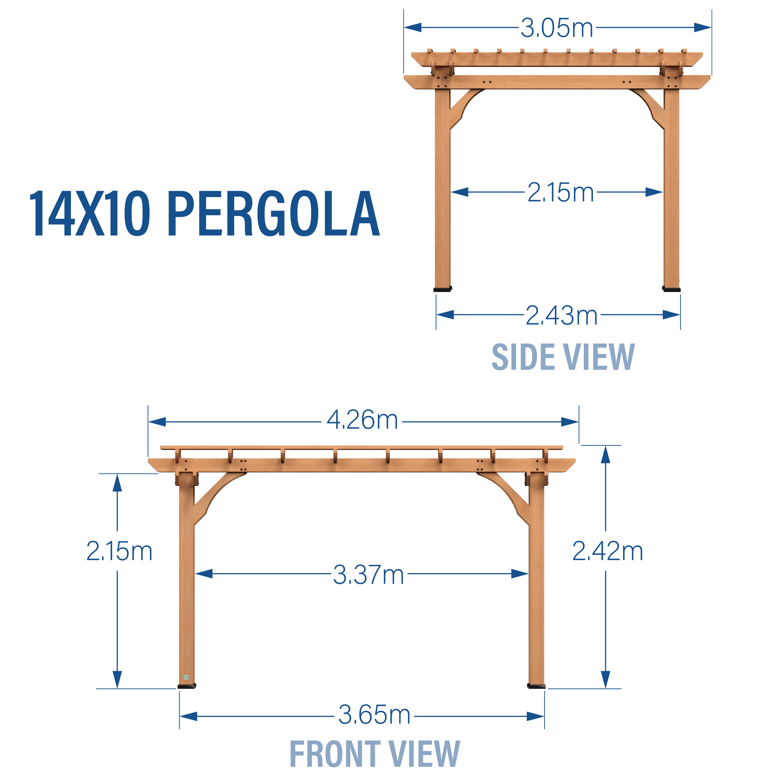 Backyard Discovery Pergola van hout 