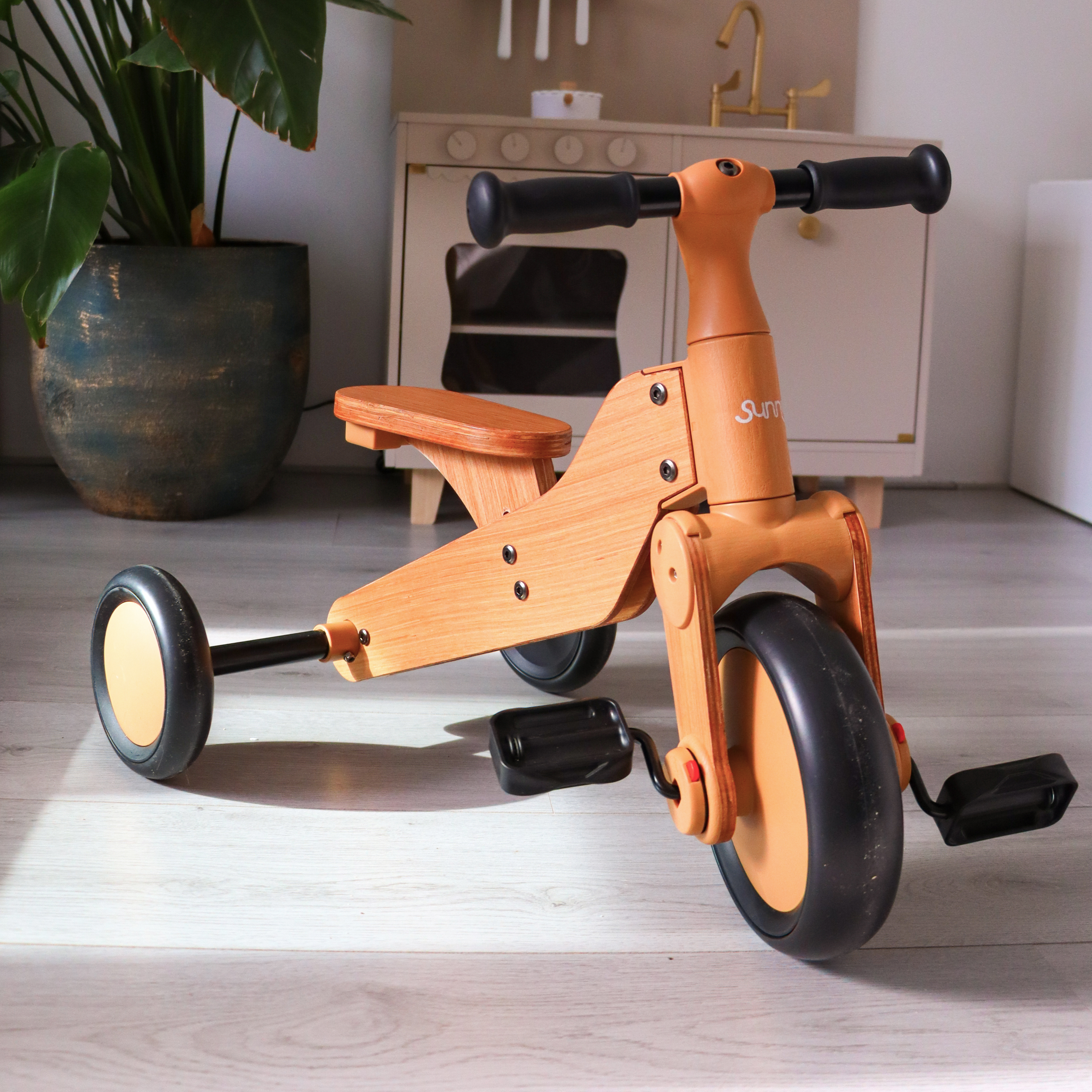 Sunny Walker 2-in-1 Wooden Balance Bike 1000