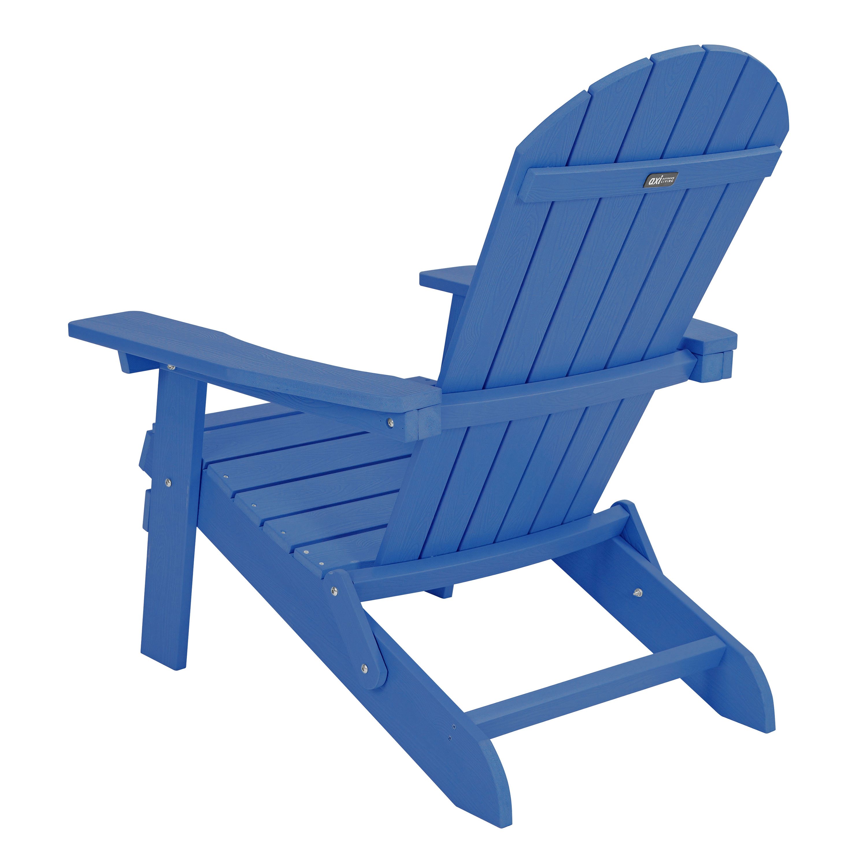 AXI Claire Folding Adirondack Chair Plastic Blue