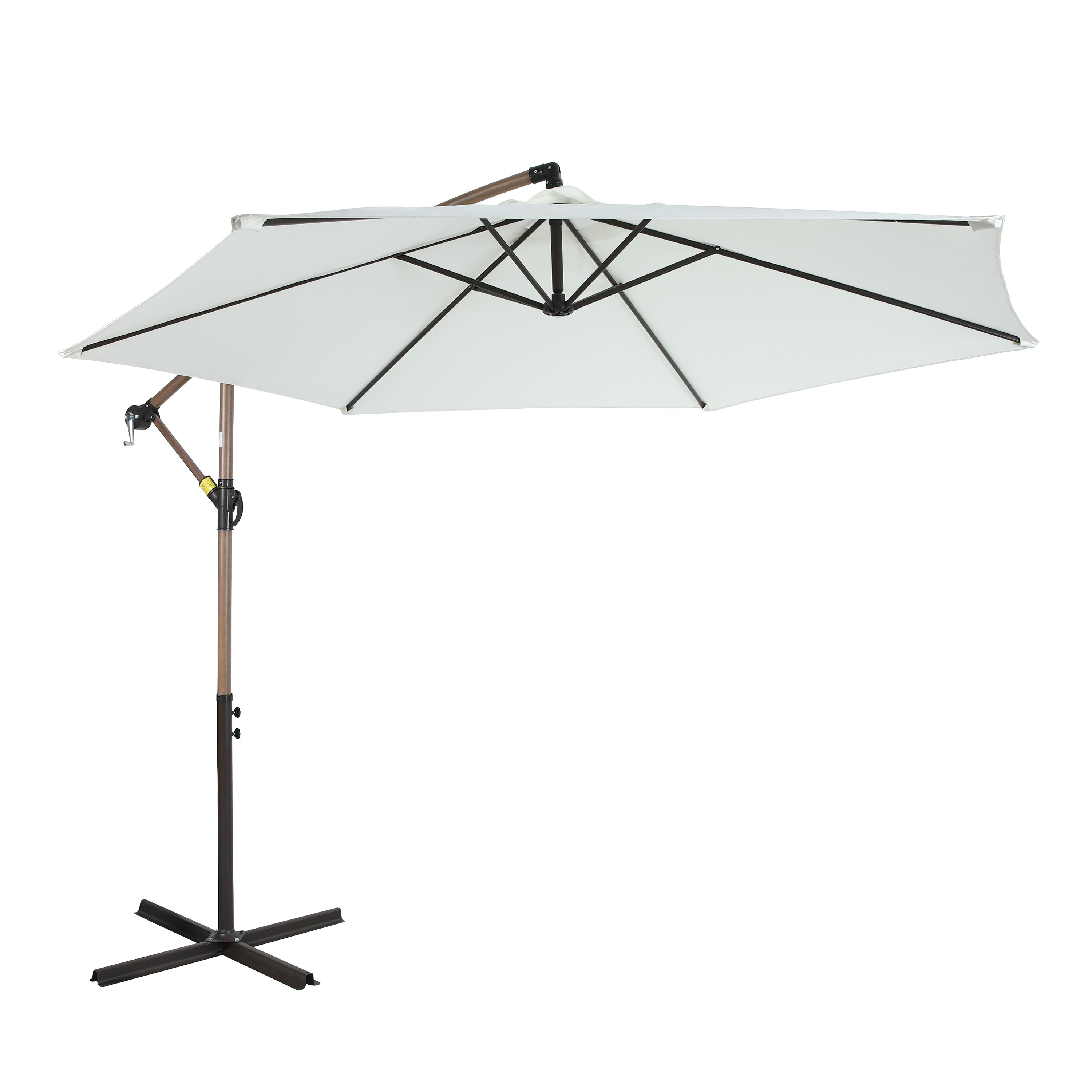 AXI Dion Cantilever Parasol Ø 300cm Oak-look/Beige
