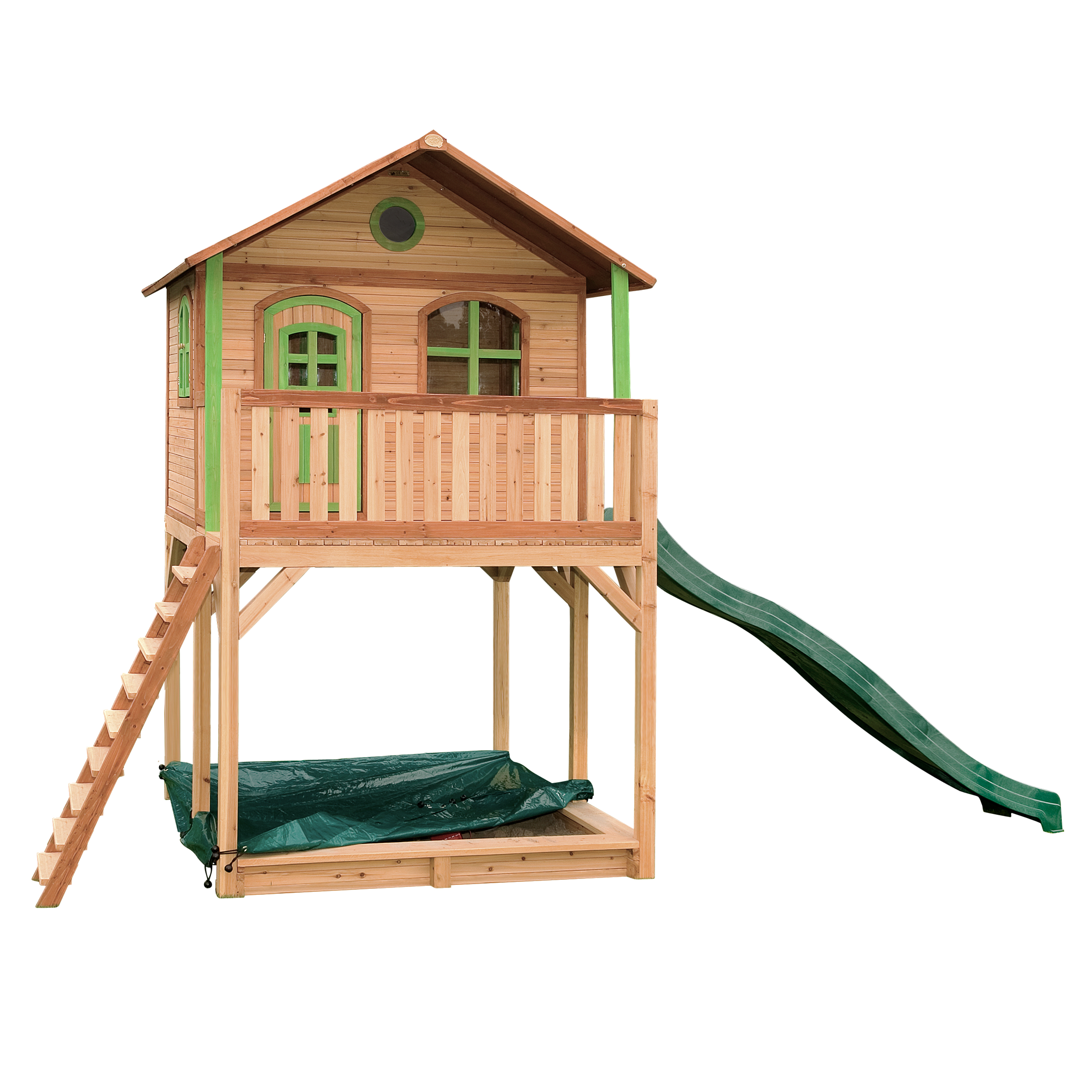 AXI Andy Playhouse Brown/Green - Green Slide