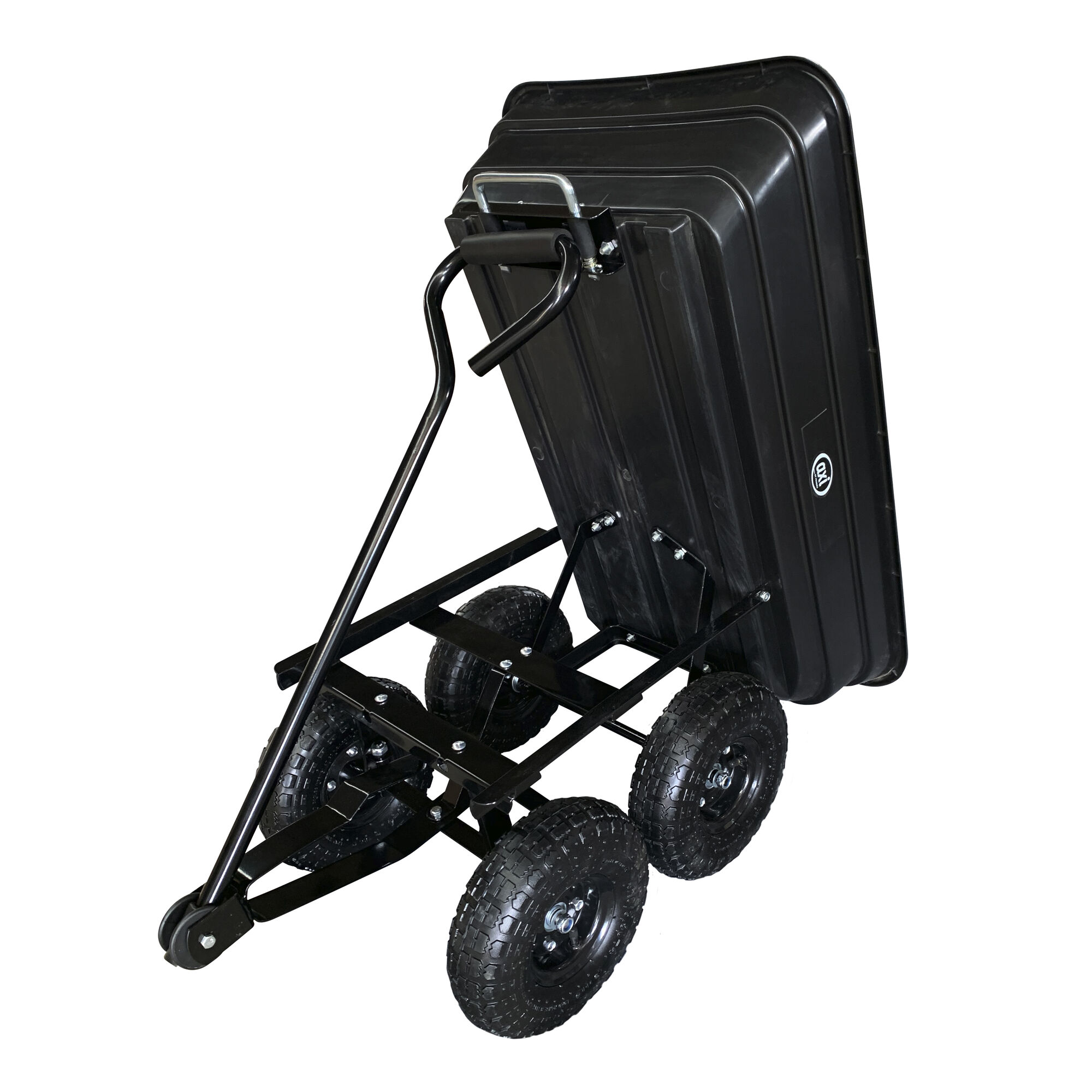 AXI AG75 Tuin transport kiepwagen Zwart-8720365061325 AXI AG75 Tuin transport kiepwagen Zwart