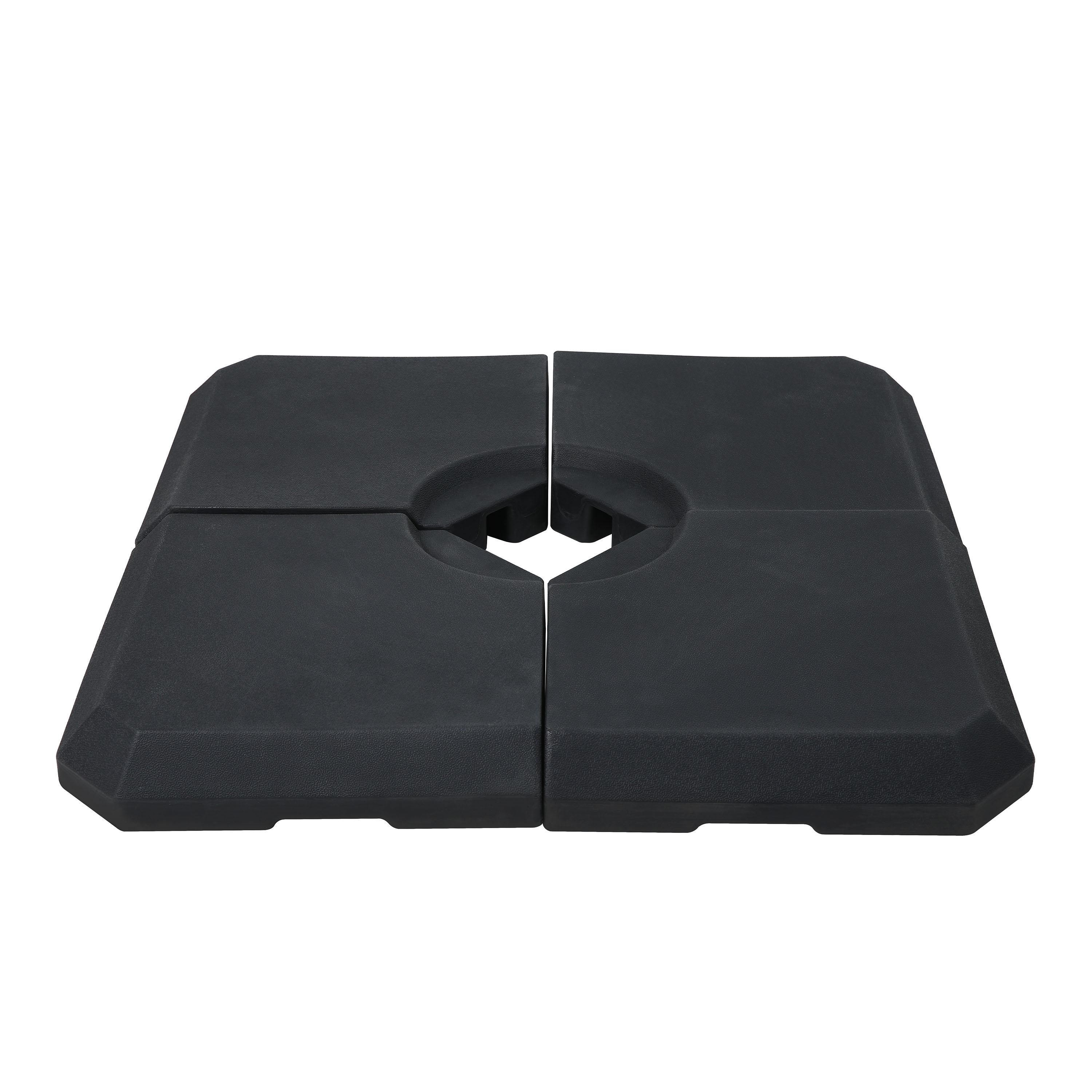 AXI 4 Piece Fillable Parasol Base Black