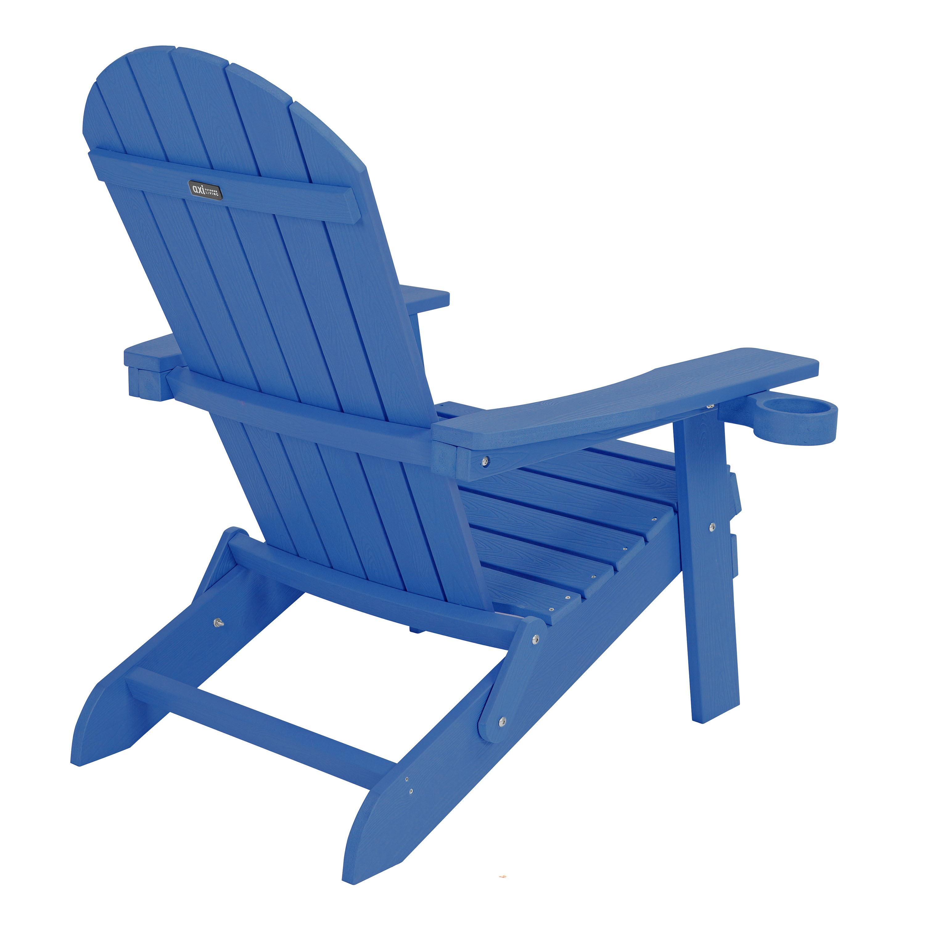AXI Claire Folding Adirondack Chair Plastic Blue