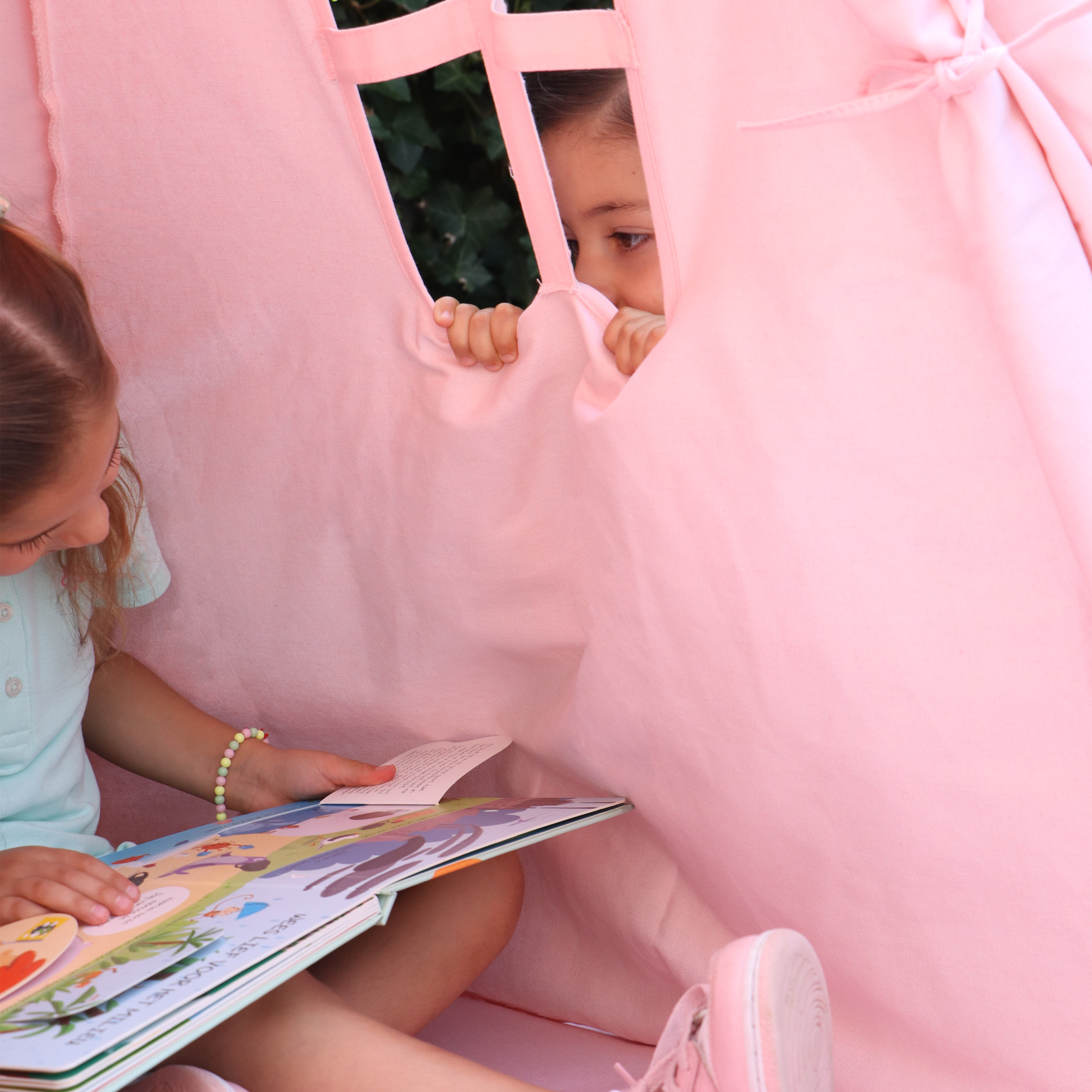 Sunny Alba Teepee Tent - Pastel Pink