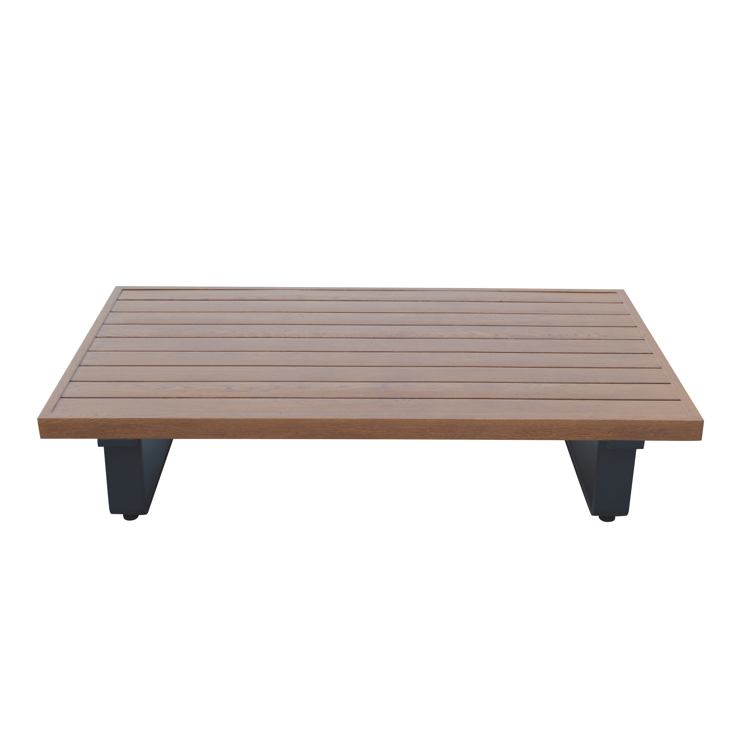 AXI Elin Lounge Set with Side Tables Anthracite with Wood-Look-8720365064128 AXI Elin Lounge Set with Side Tables Anthracite with Wood-Look