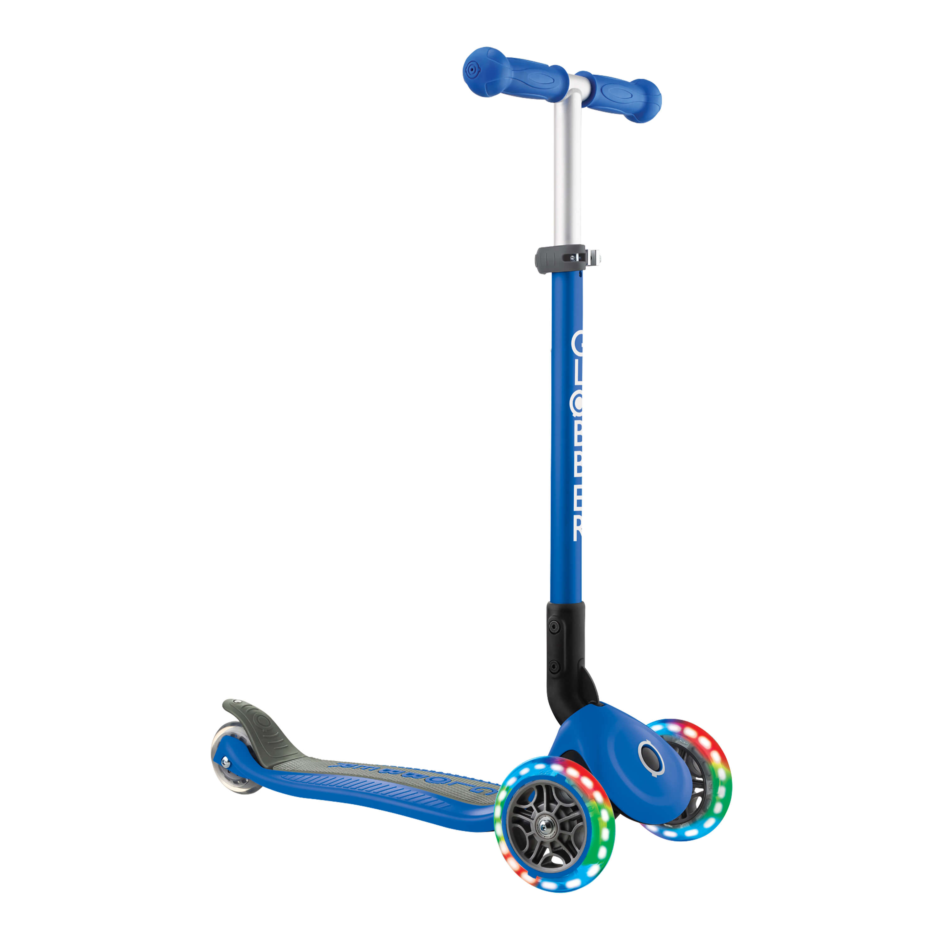 Globber Primo Foldable Lights Step Blauw