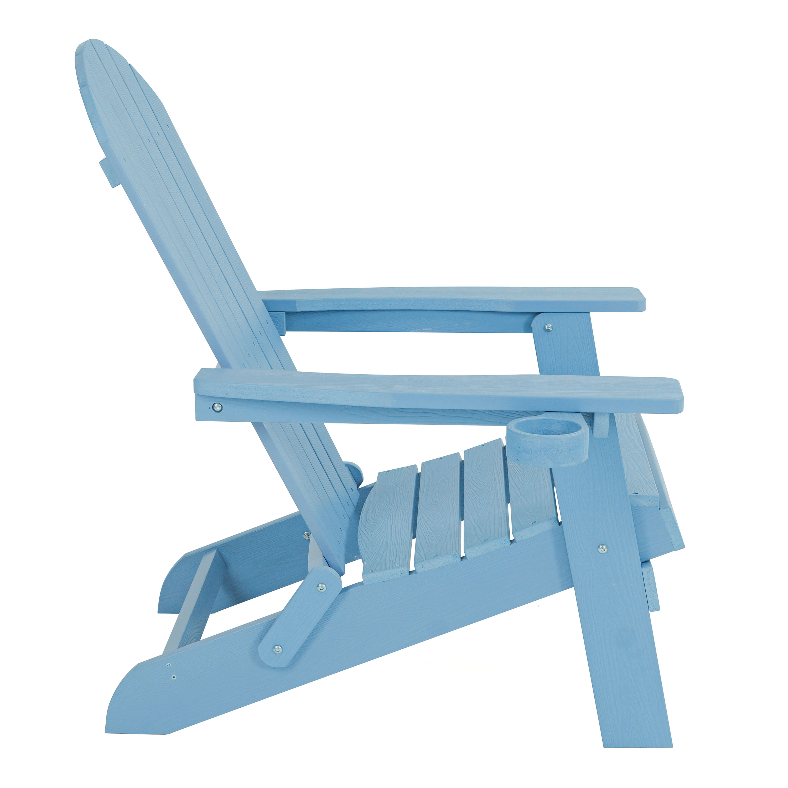 AXI Claire Folding Adirondack Chair Plastic Light Blue