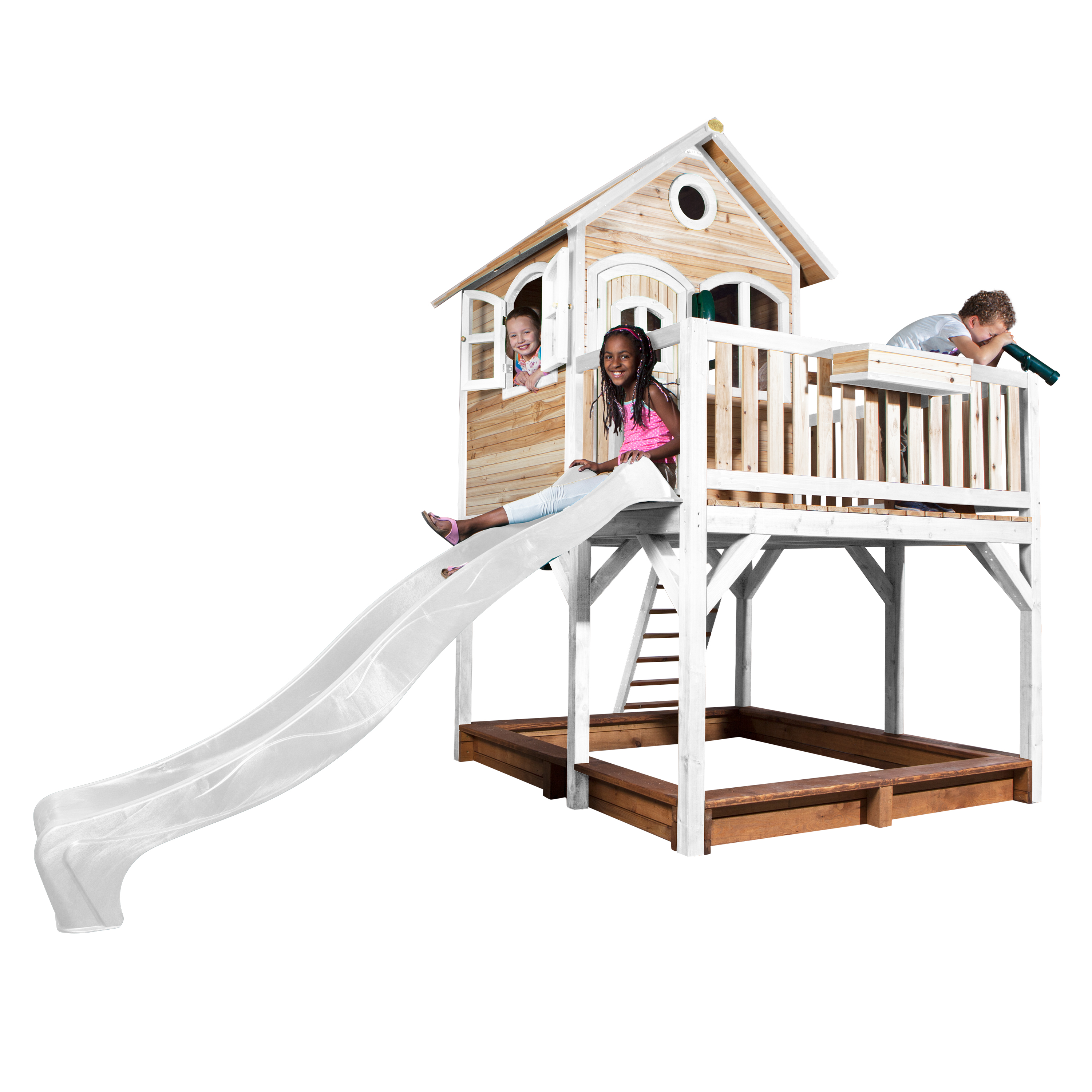 AXI Liam Playhouse Brown/White - White Slide