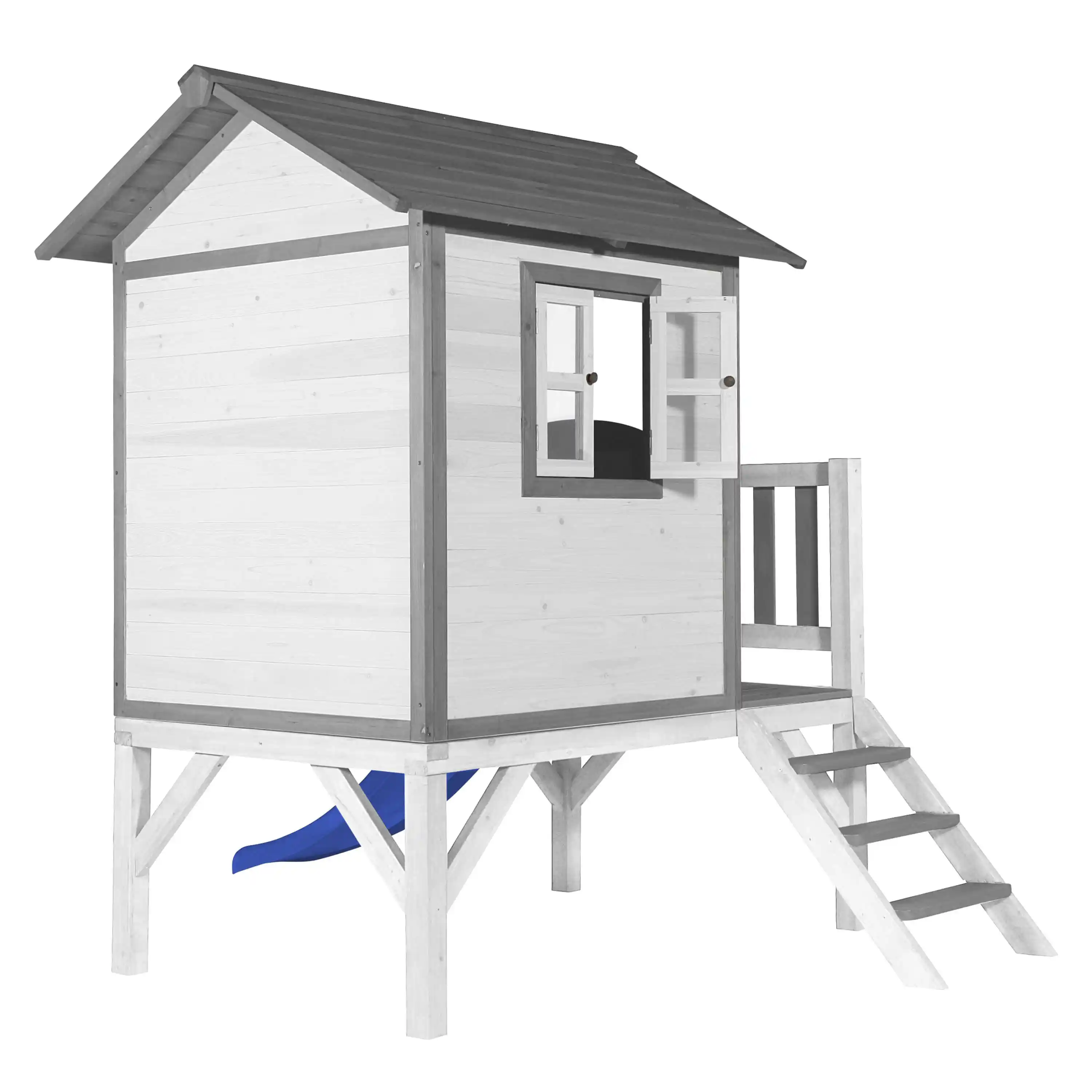 AXI Lodge XL Speelhuis Klassiek - Blauwe Glijbaan