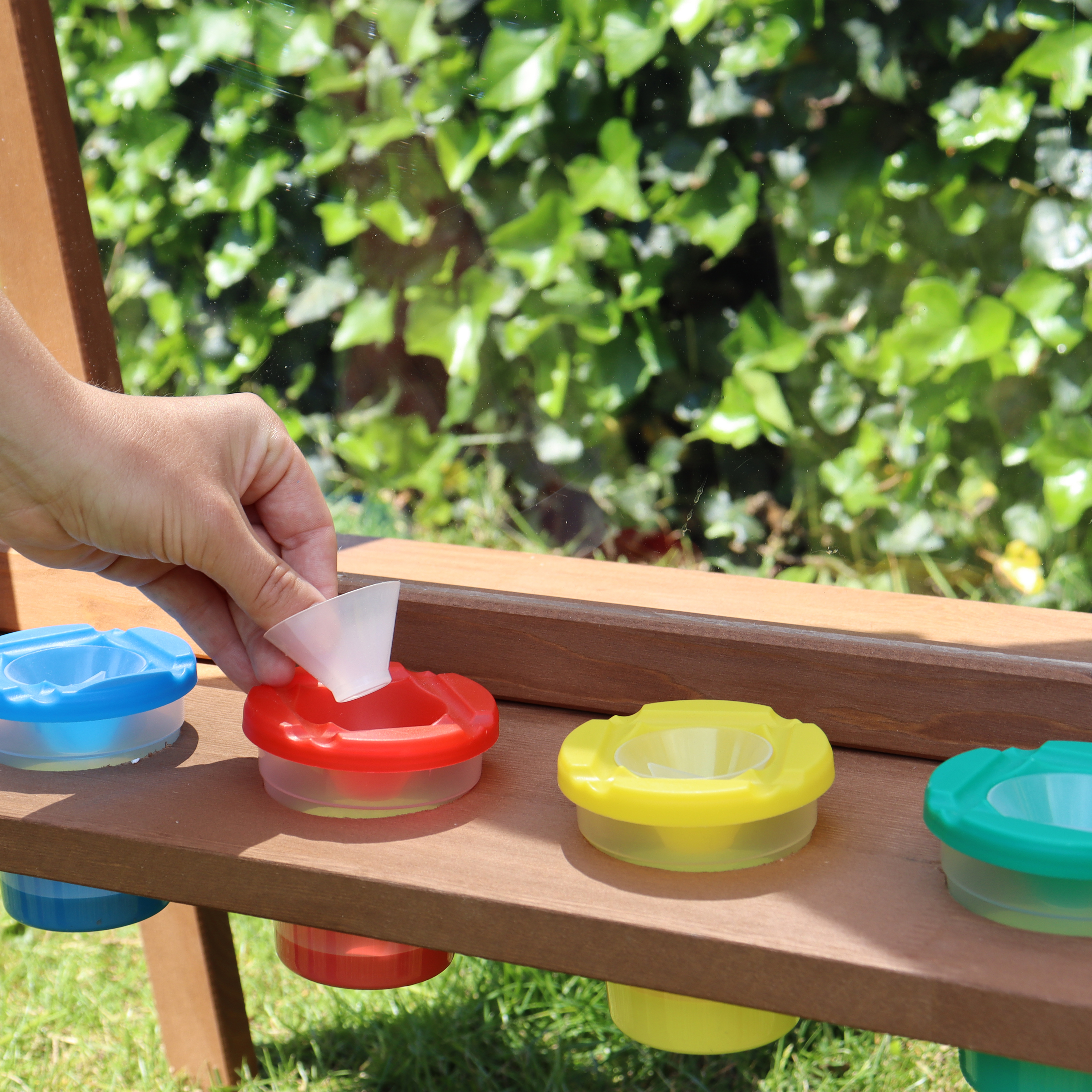 AXI Eric Activity Easel - Dark Brown