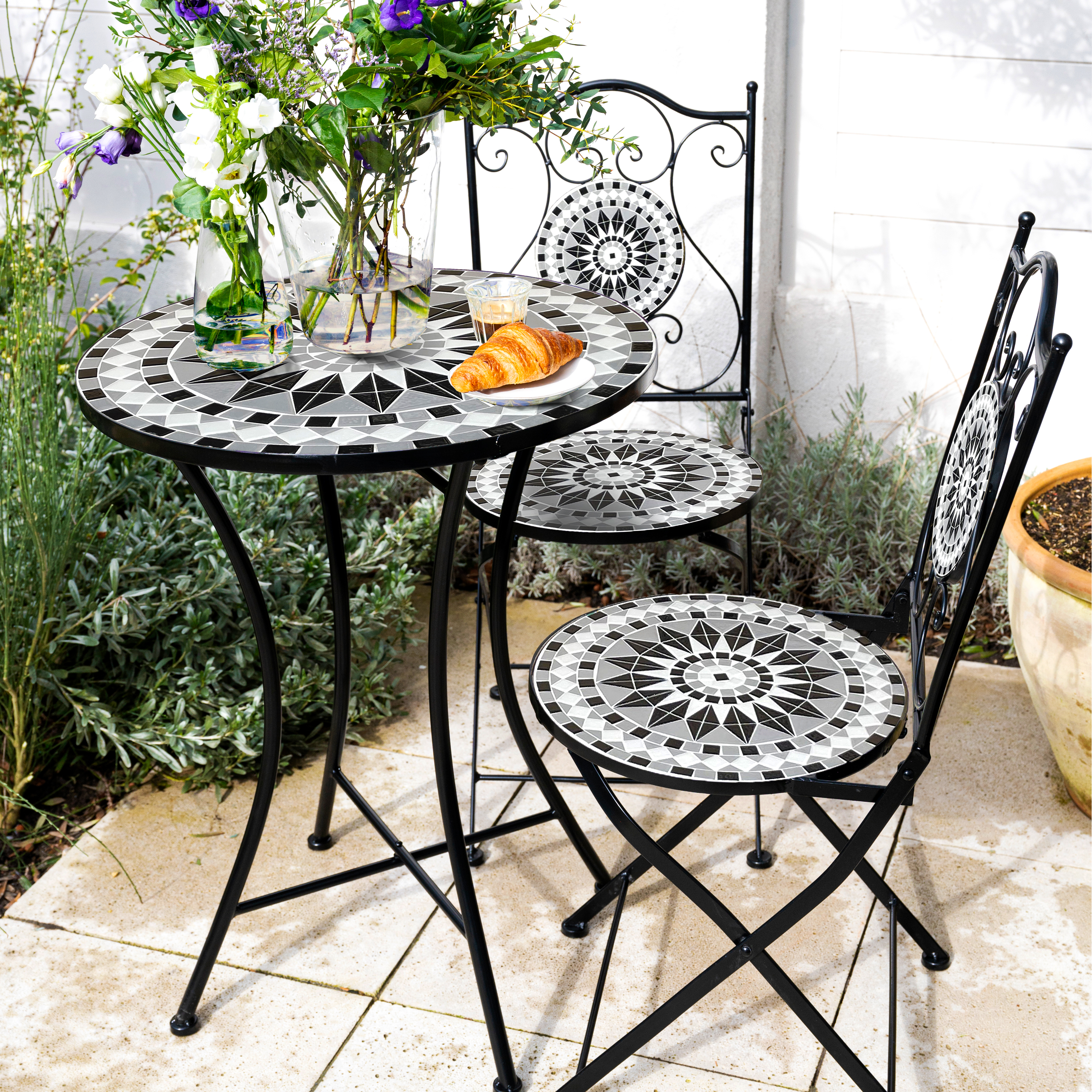 AXI AmÃ©lie MozaÃ¯ek Bistroset Zwart/wit