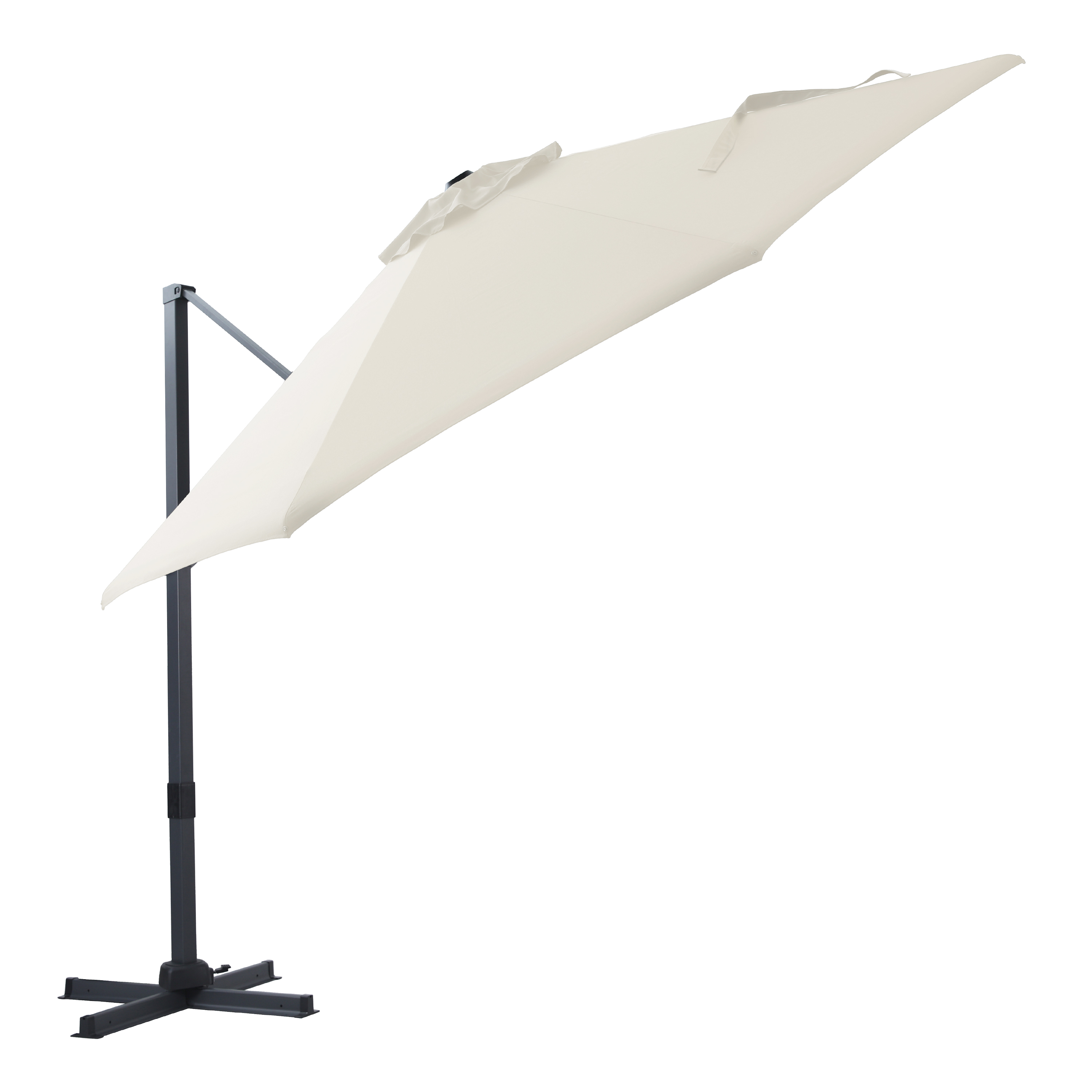 AXI Cyrus Premium Zweefparasol Ã˜ 300cm Antraciet/beige 