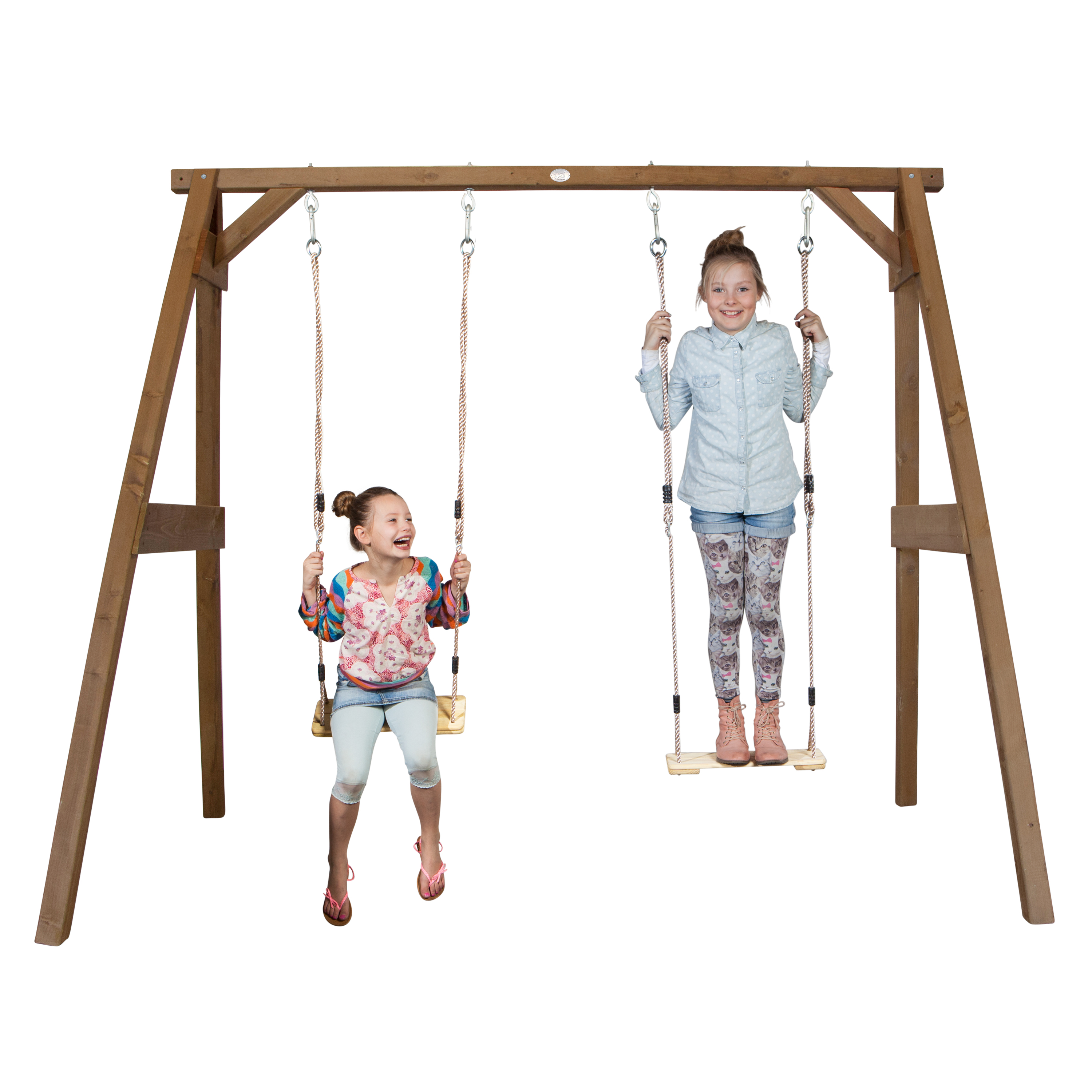 AXI Double Swing Set - Brown