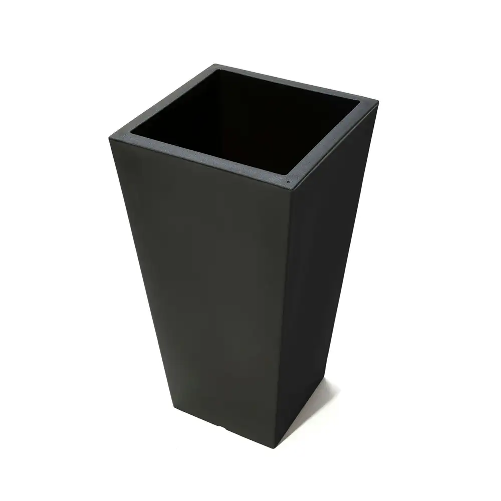 Step2 Tremont Vierkant Bloempot Groot - Onyx Black