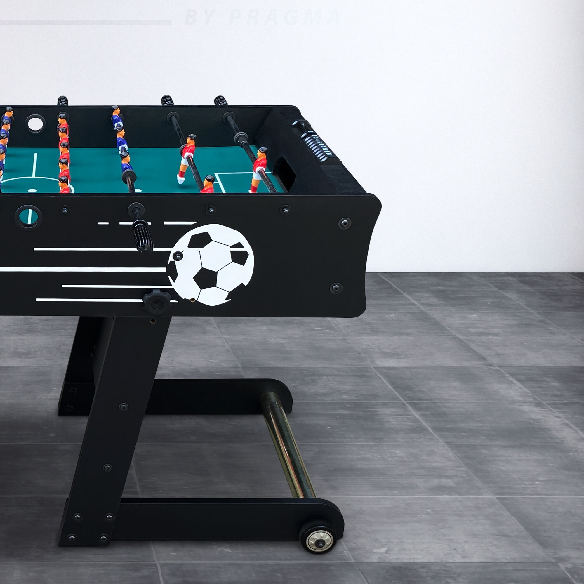 Cougar Scorpion Kick TS opklapbare Voetbaltafel Zwart