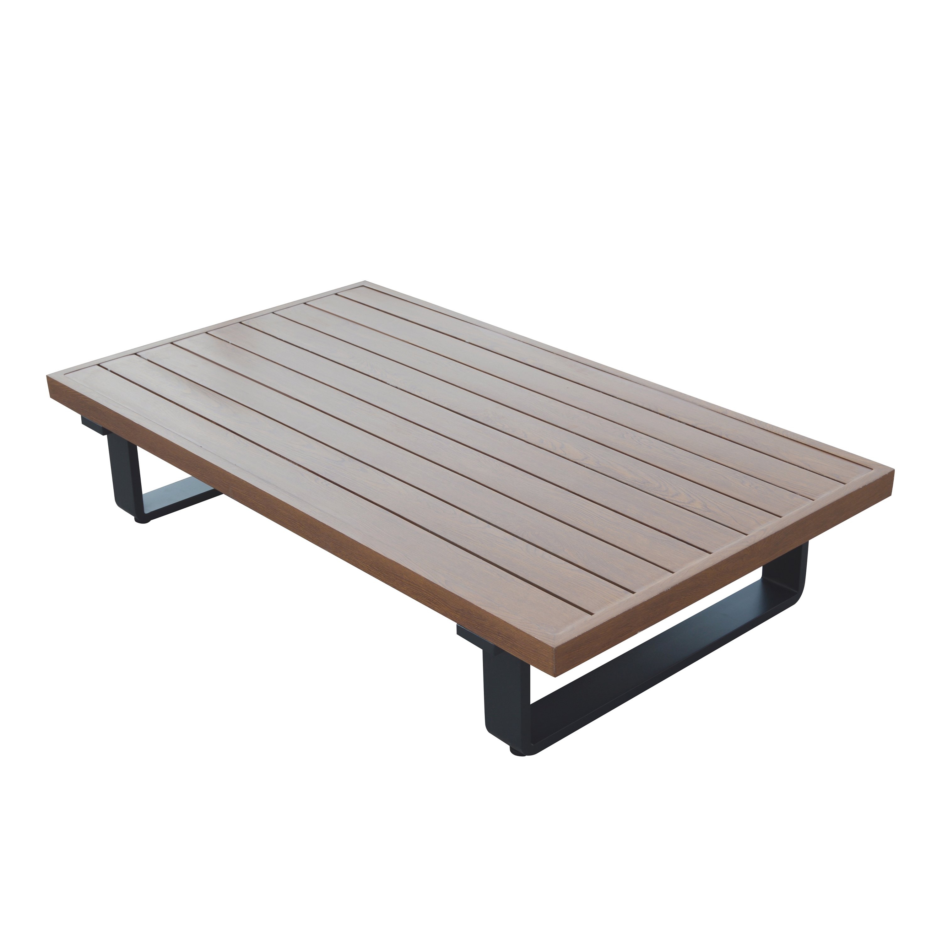AXI Elin Lounge Set with Side Tables Anthracite with Wood-Look-8720365064128 AXI Elin Lounge Set with Side Tables Anthracite with Wood-Look