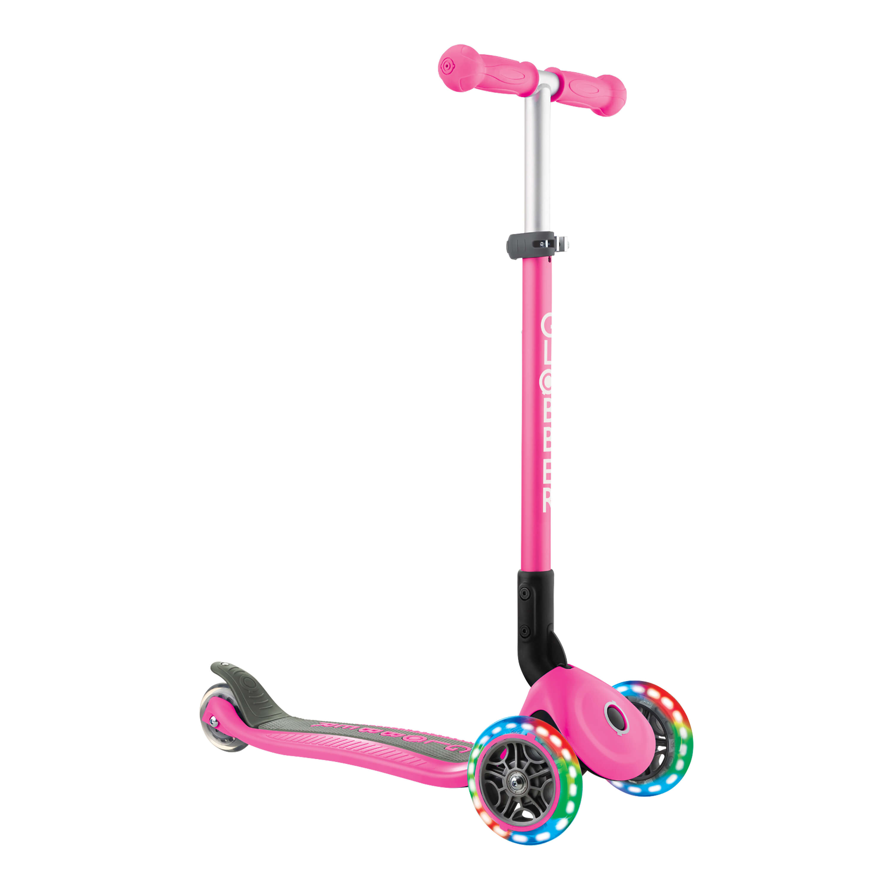 Globber Primo Foldable Lights Step Roze