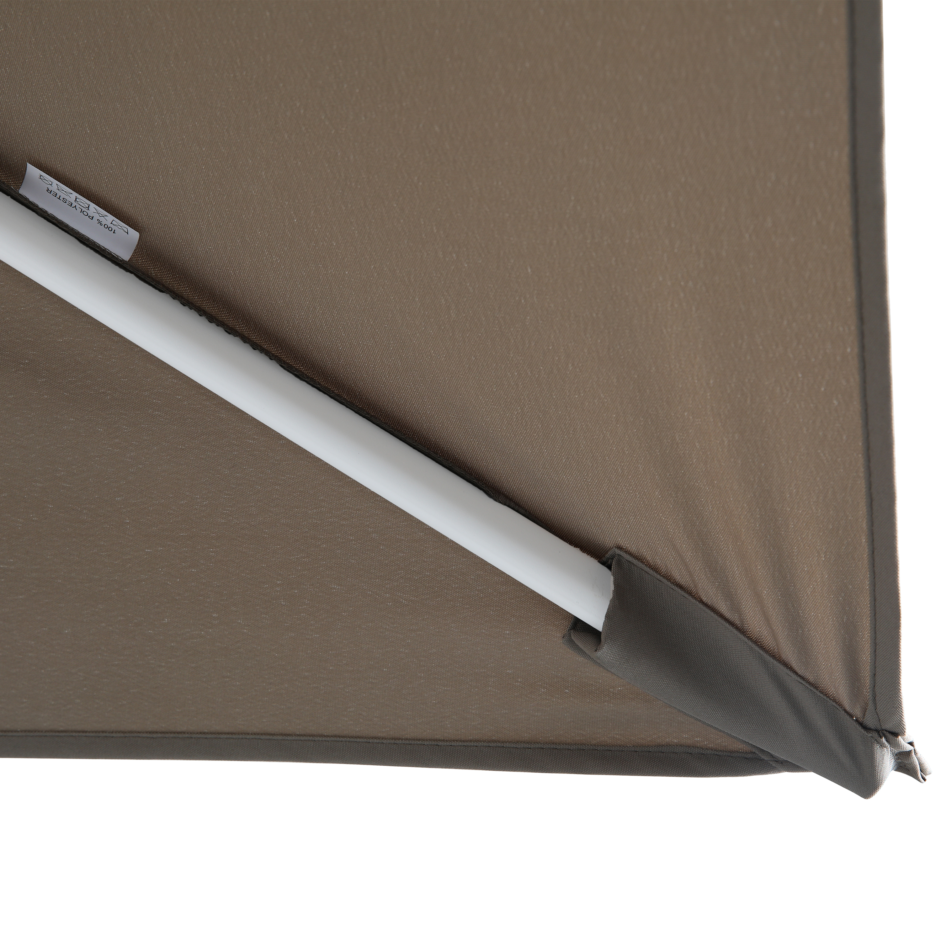 AXI Nima Cantilever Parasol 300x300 cm - White/Taupe