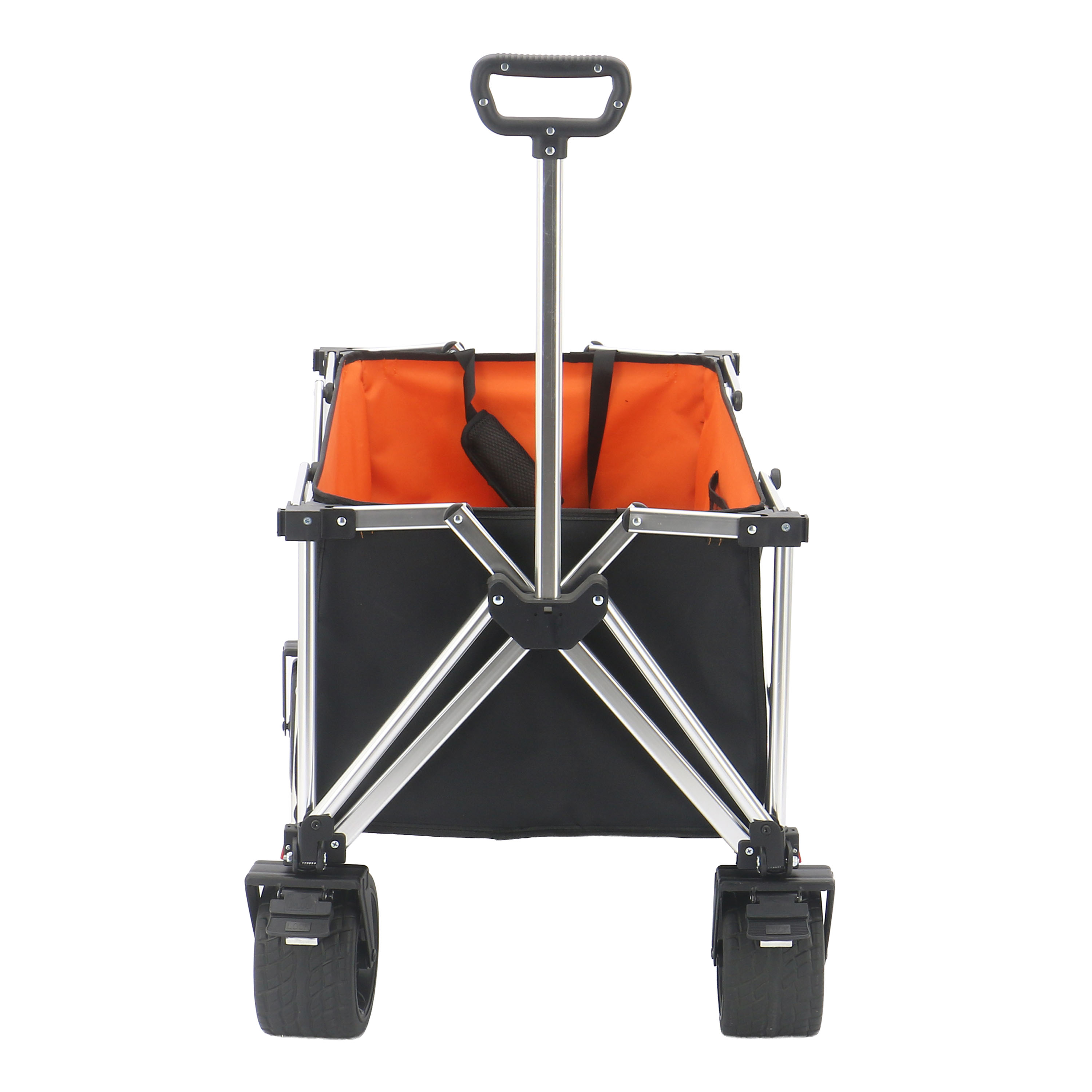AXI SB151 Foldable Beach Wagon Aluminium - Black/Orange